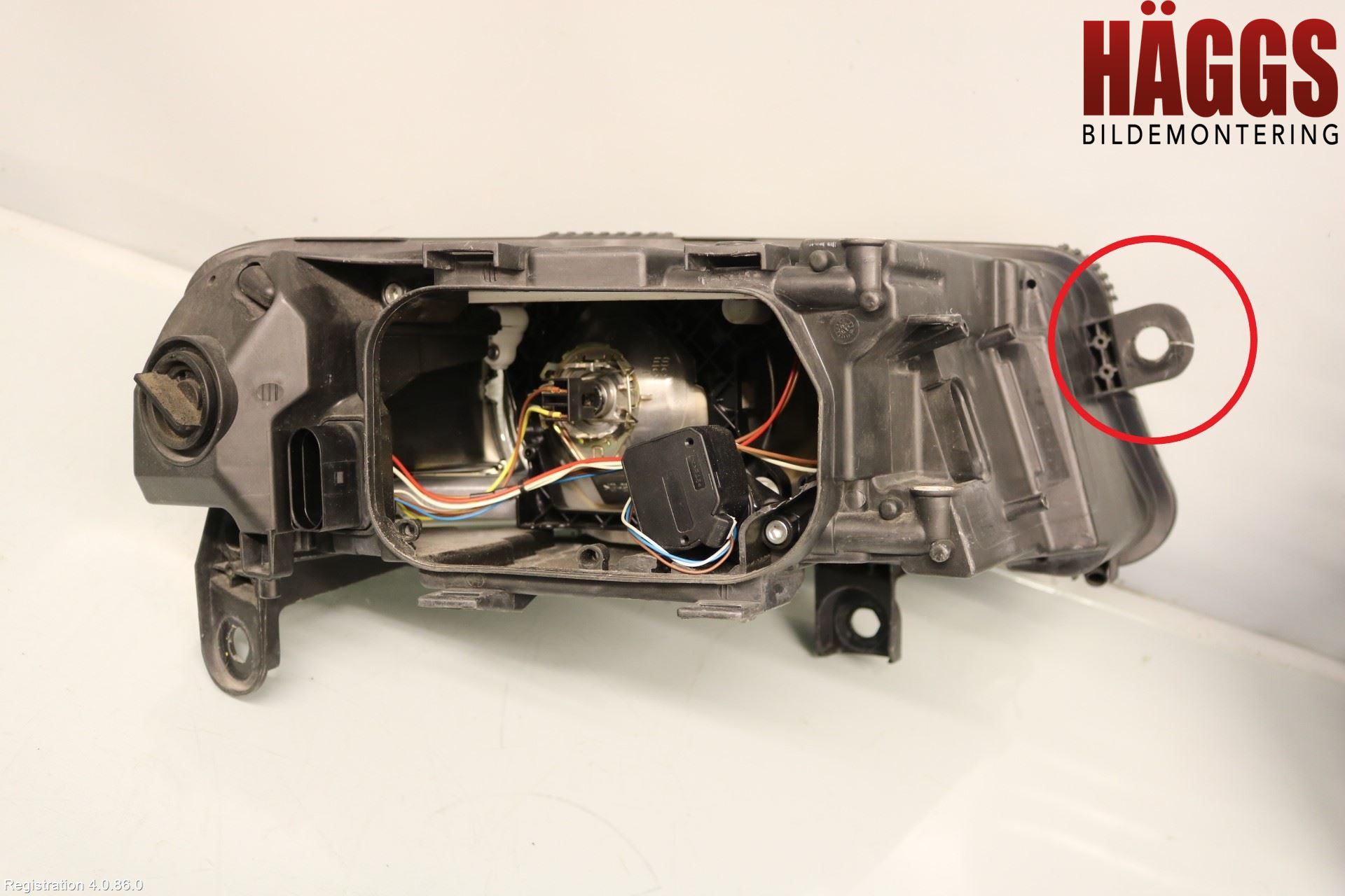 Audi A6/S6     05-11 Strålkastare Vänster