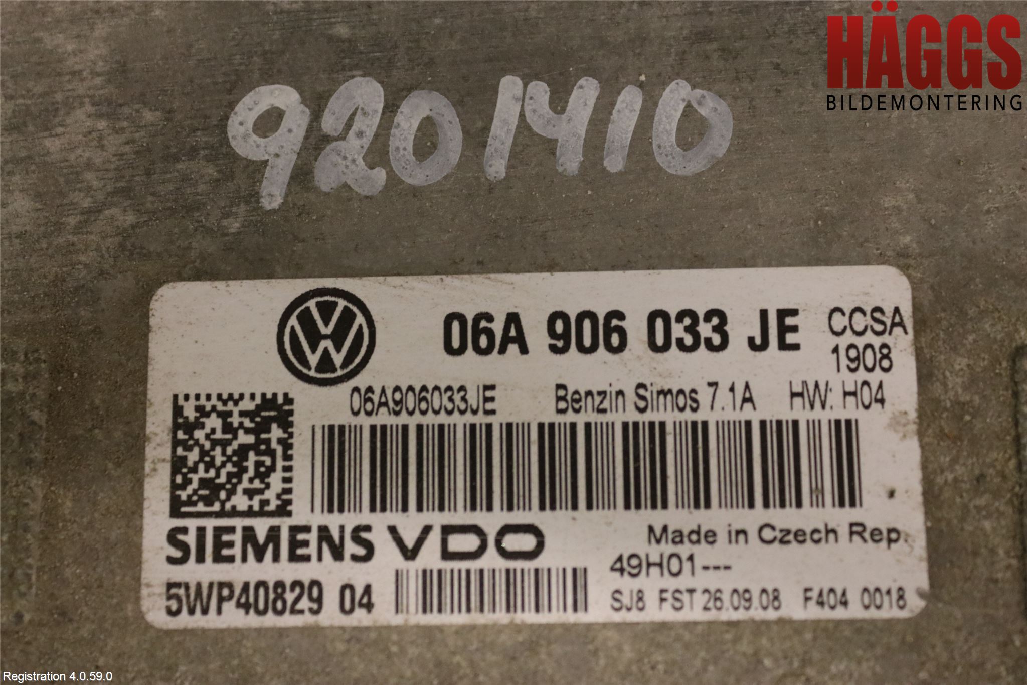 Skoda OCTAVIA (1Z) 05-13 Styrenhet Insprut Bensin