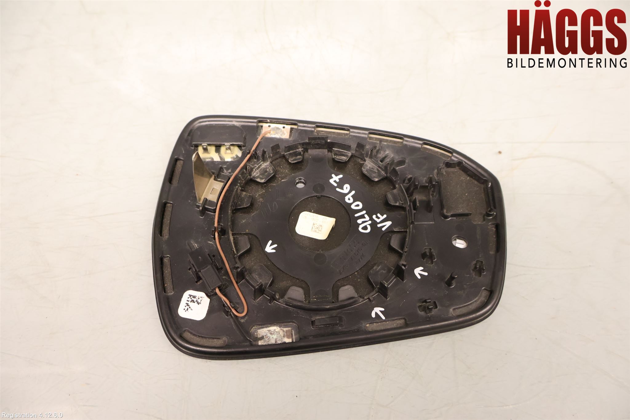 Ford MONDEO 15-22 Spegelglas Vä