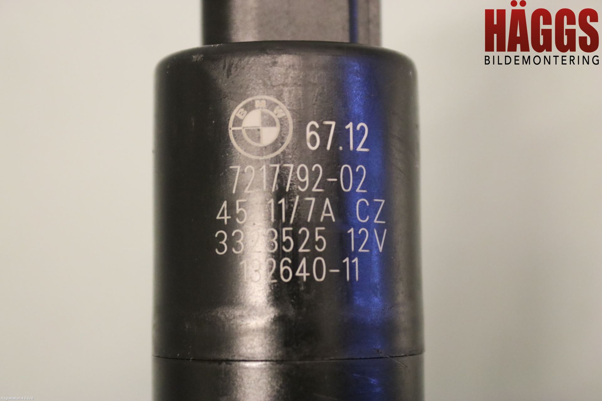 BMW 5 F10/F11/F18 09-17 Spolarpump Högtryck