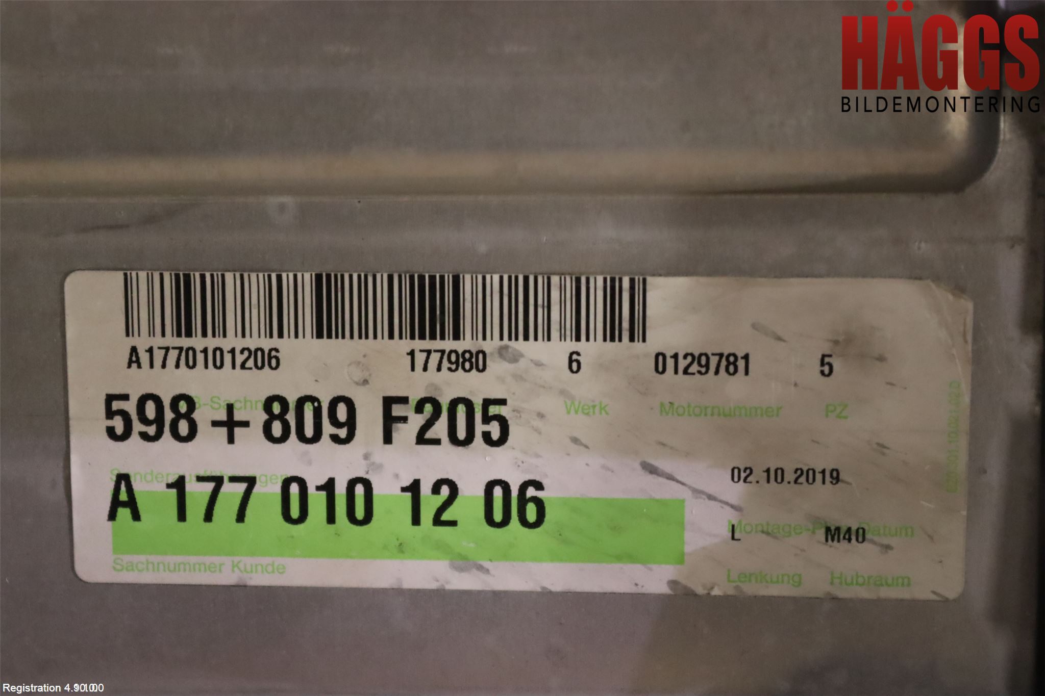Mercedes-Benz MB C-KLASS (W205) 14-21 Motor Bensin