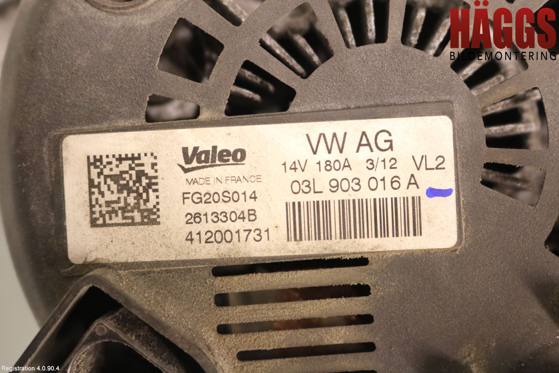 Audi A6/S6 4G 11-18 Generator