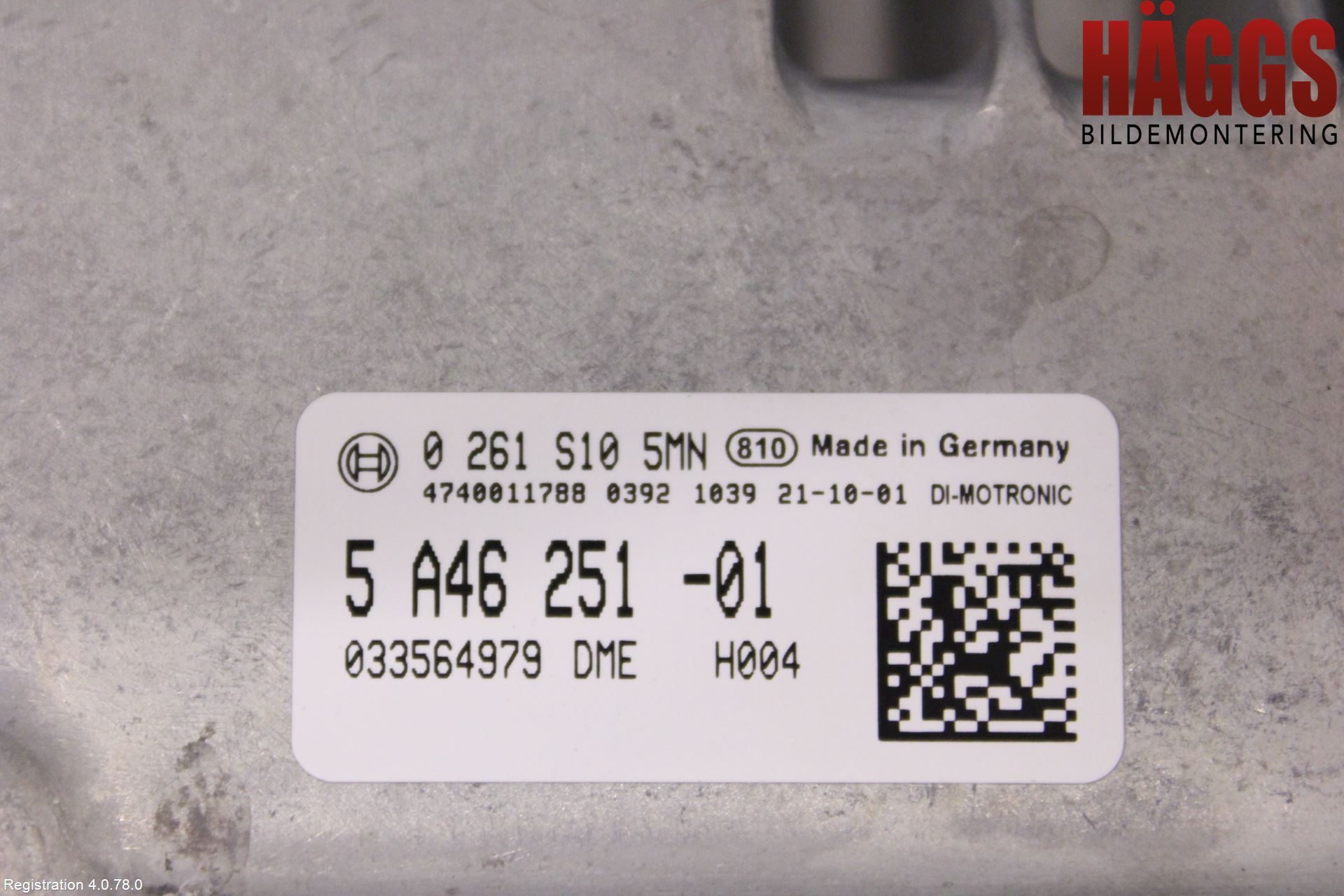 BMW 3 G20/G21/G80/G81 19- Styrenhet Insprut Bensin