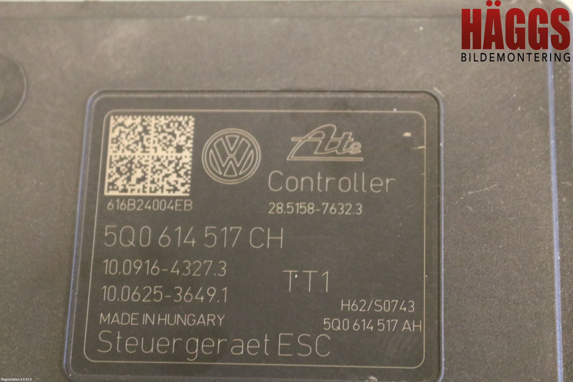 Volkswagen VW PASSAT 15-19 Abs Hydraulaggregat