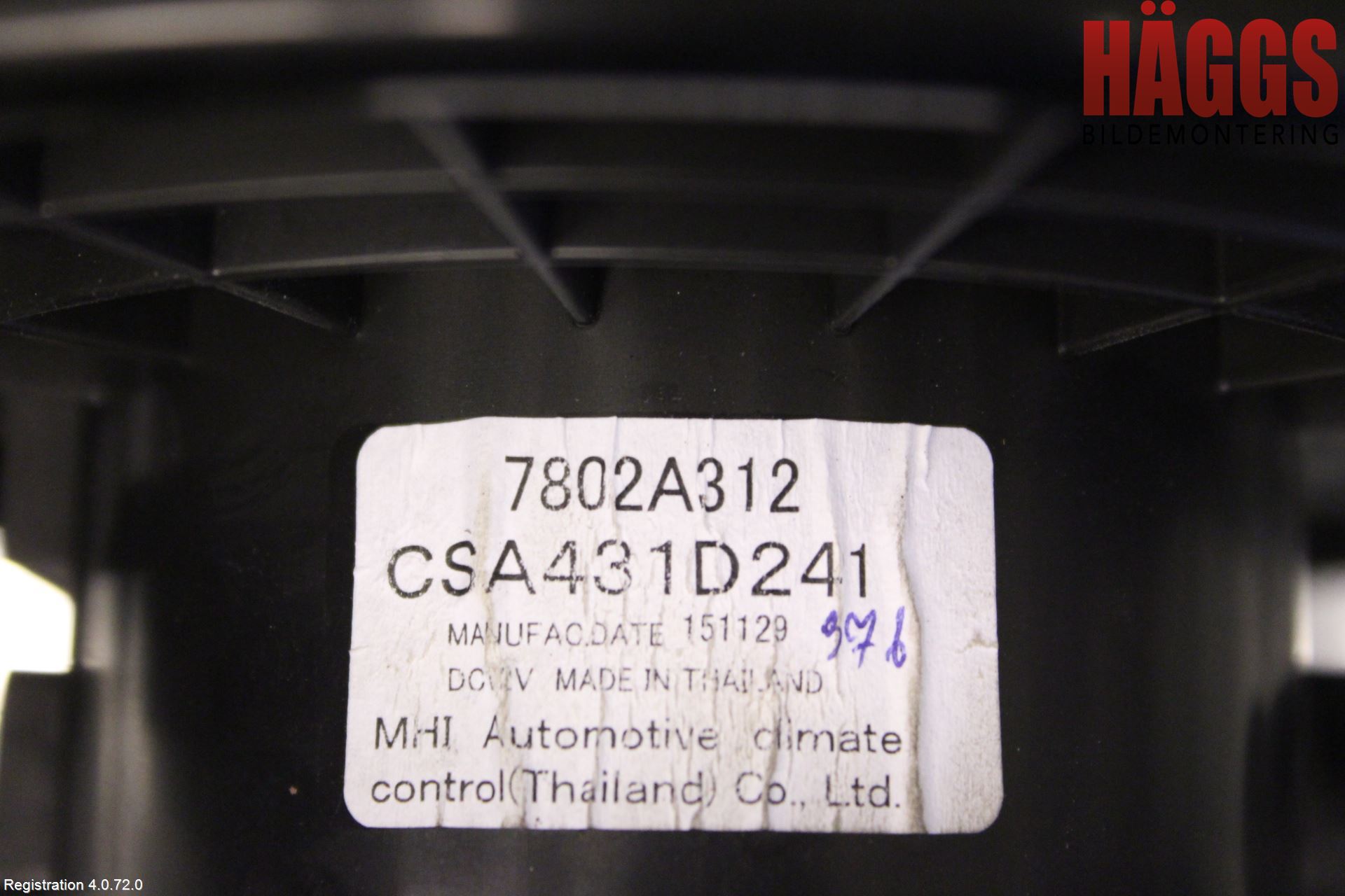 Mitsubishi L200 16-23 Ac Värmefläkt