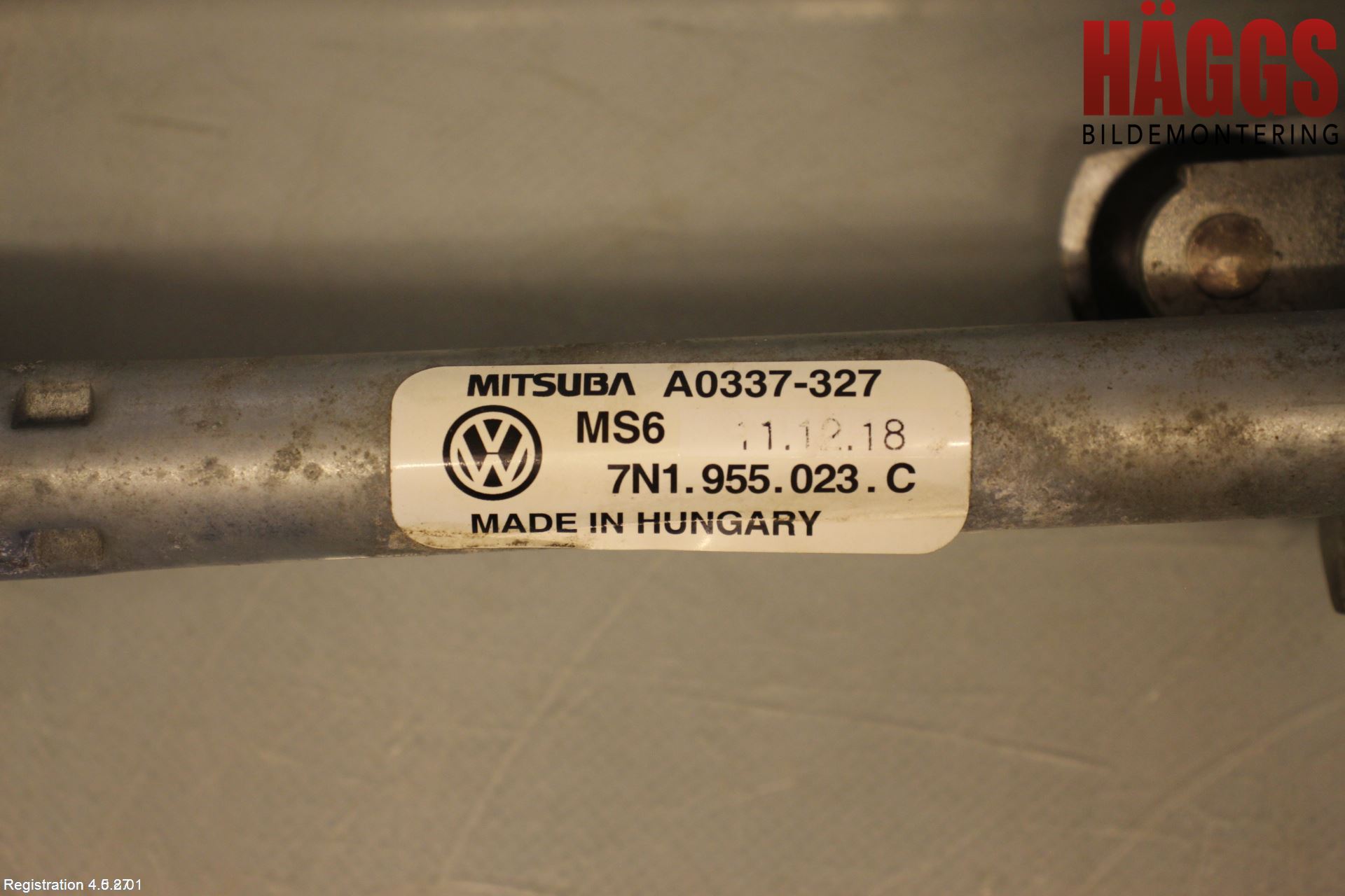 Volkswagen VW SHARAN 11- Torkarmotor Vindruta