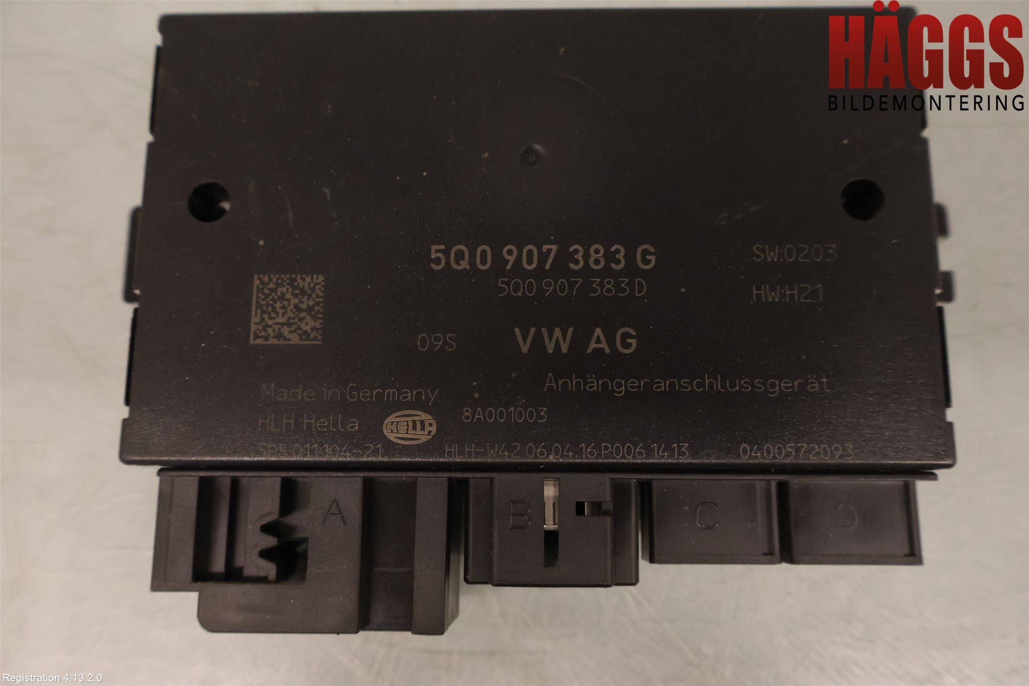 Volkswagen VW PASSAT 15-19 Styrenhet Dragkrok