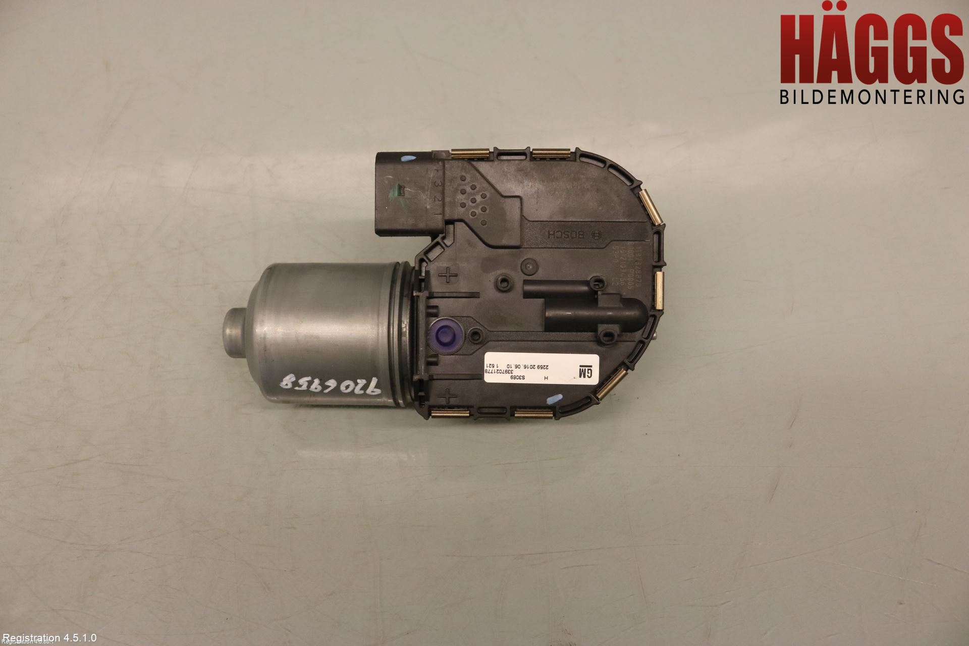 Opel ASTRA K 16-22 Torkarmotor Vindruta