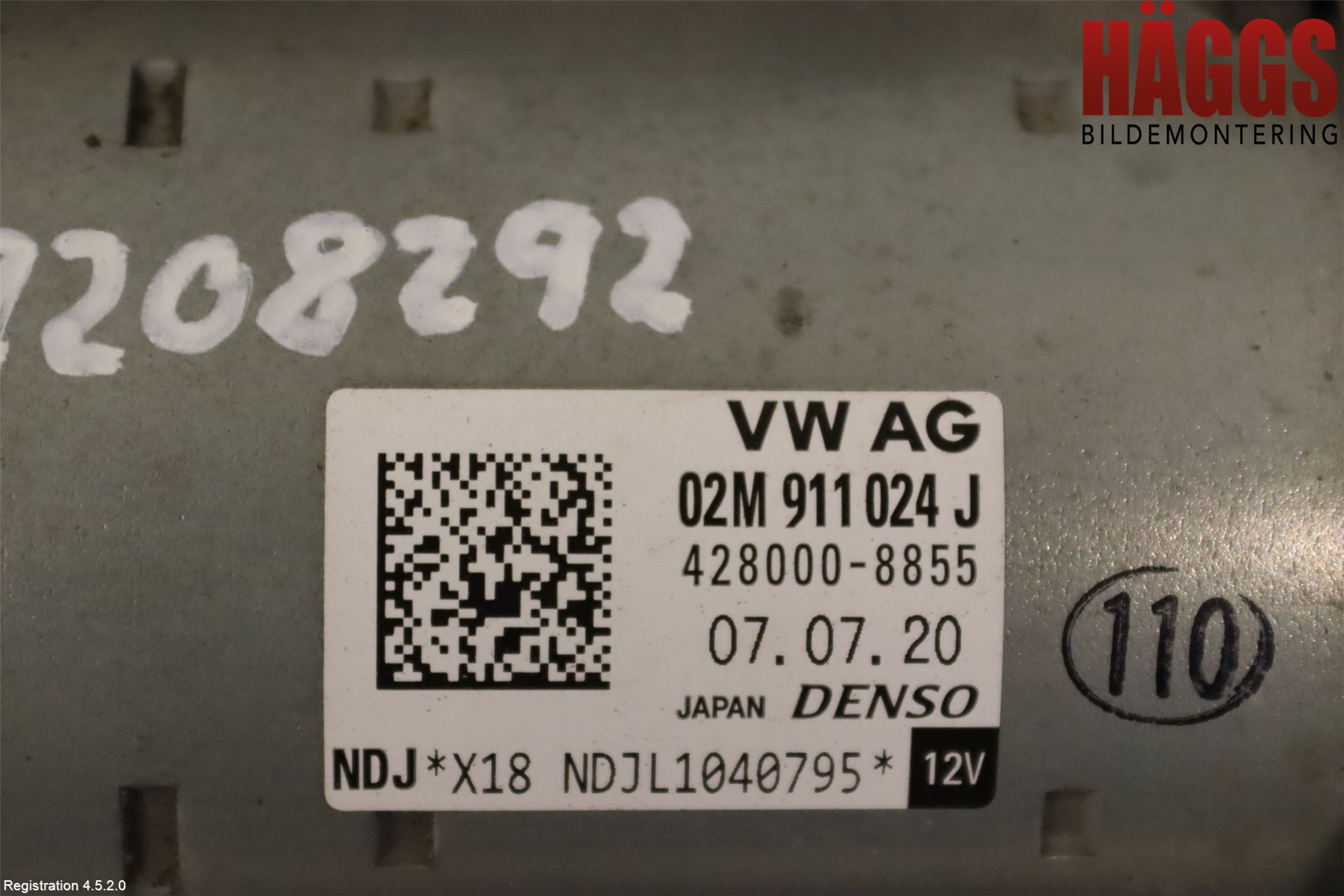 Volkswagen VW T-ROC 18- Startmotor