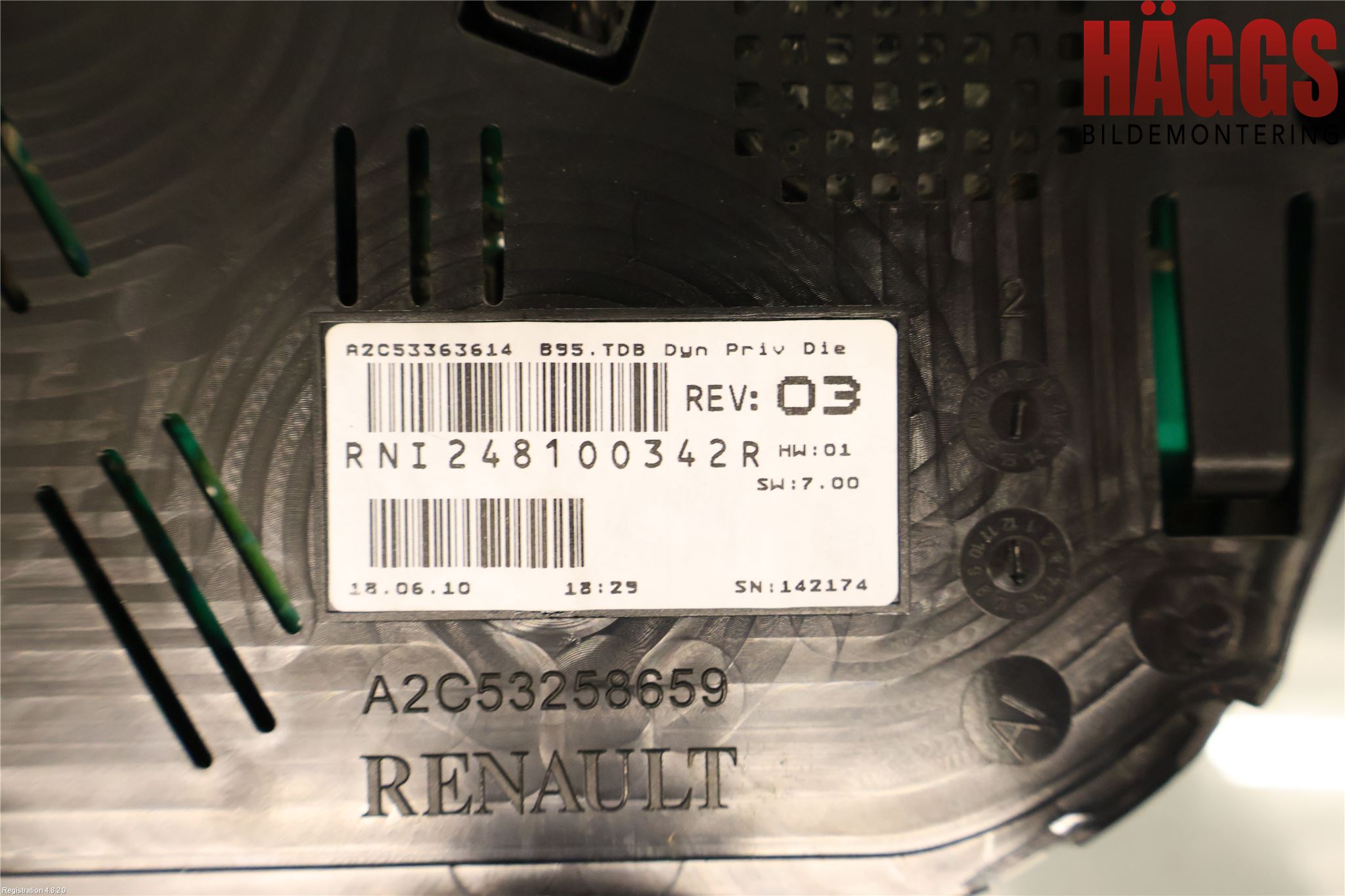 Renault MEGANE III 09-15 Instrument Komb