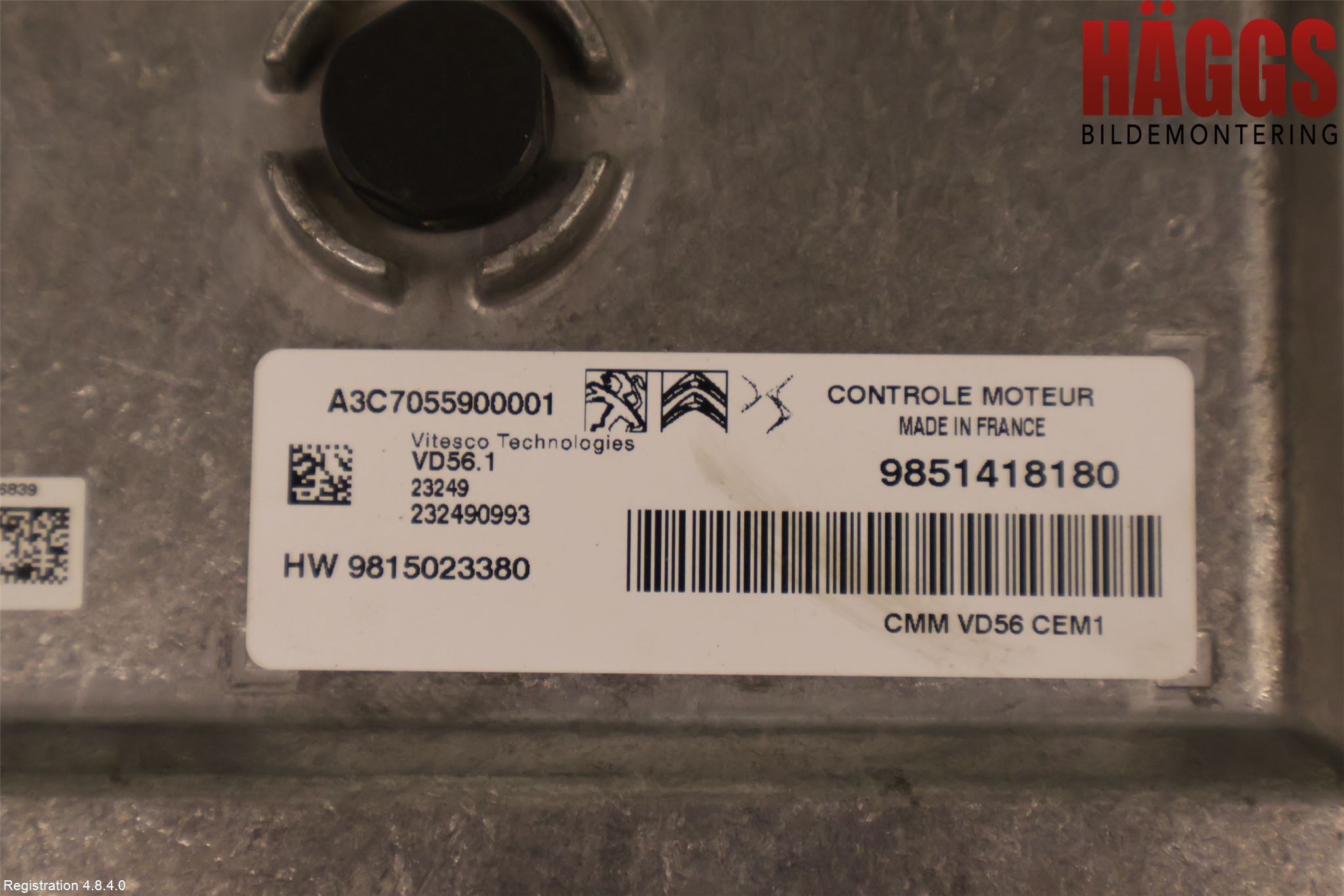 Citroen C4/E-C4 C4X/E-C4X III 21- Styrenhet Insprut Bensin