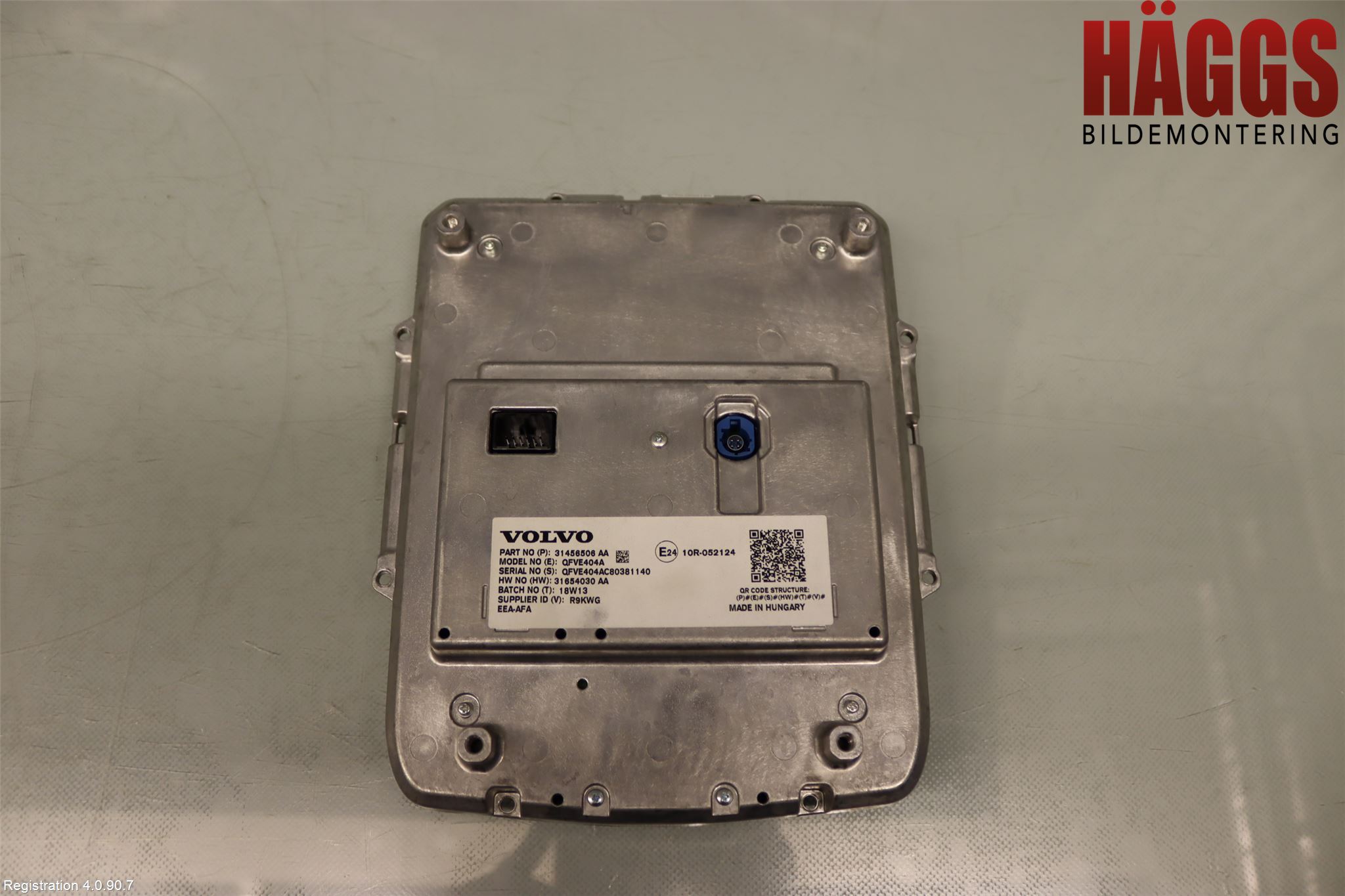 Volvo V90 17->> Multifunktionsdisplay