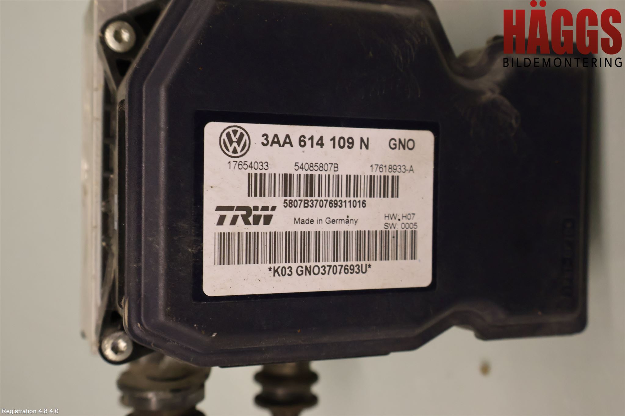 Volkswagen VW PASSAT 11-14 Abs Hydraulaggregat