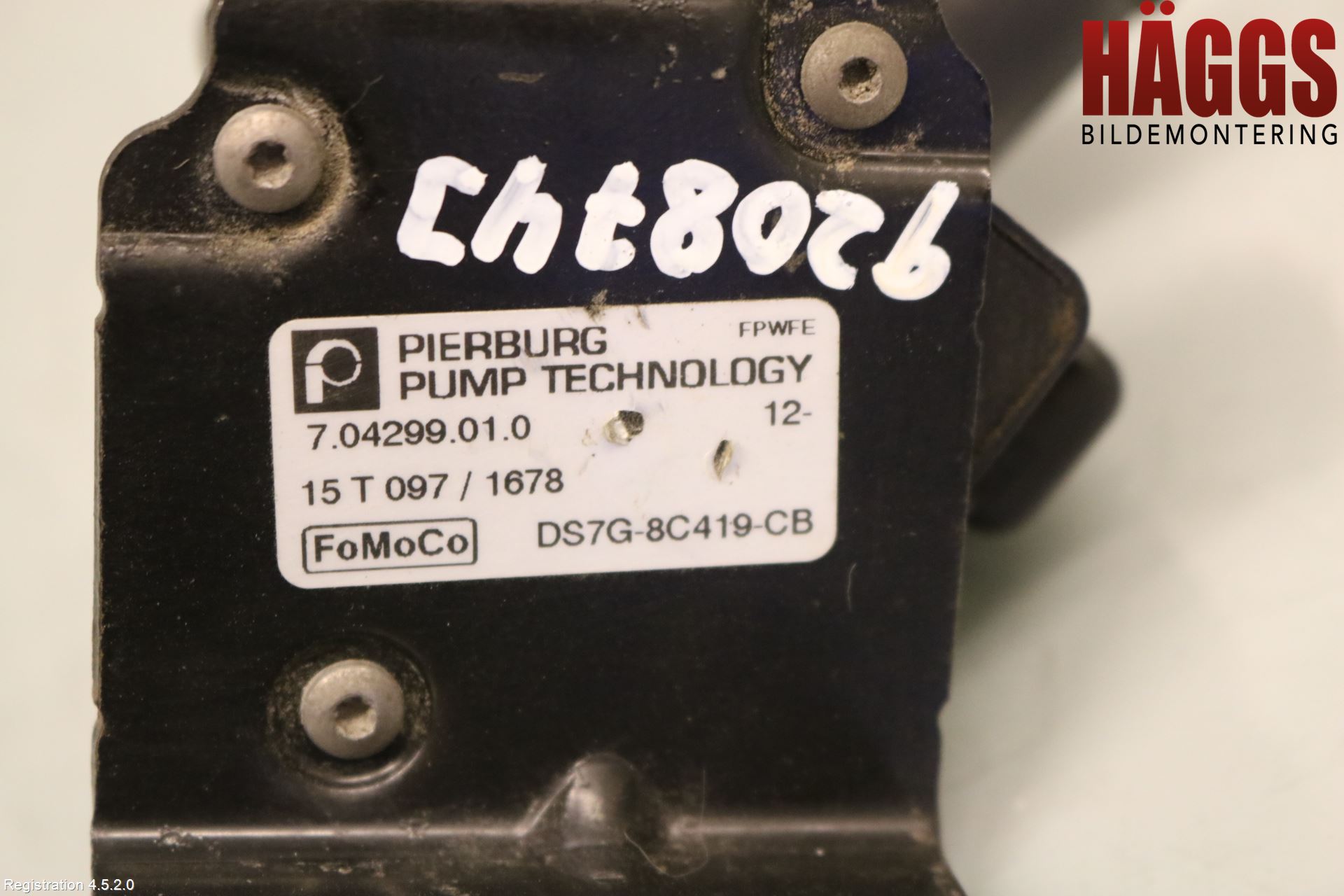 Ford MONDEO 15-22 Värme Cirkulationspump
