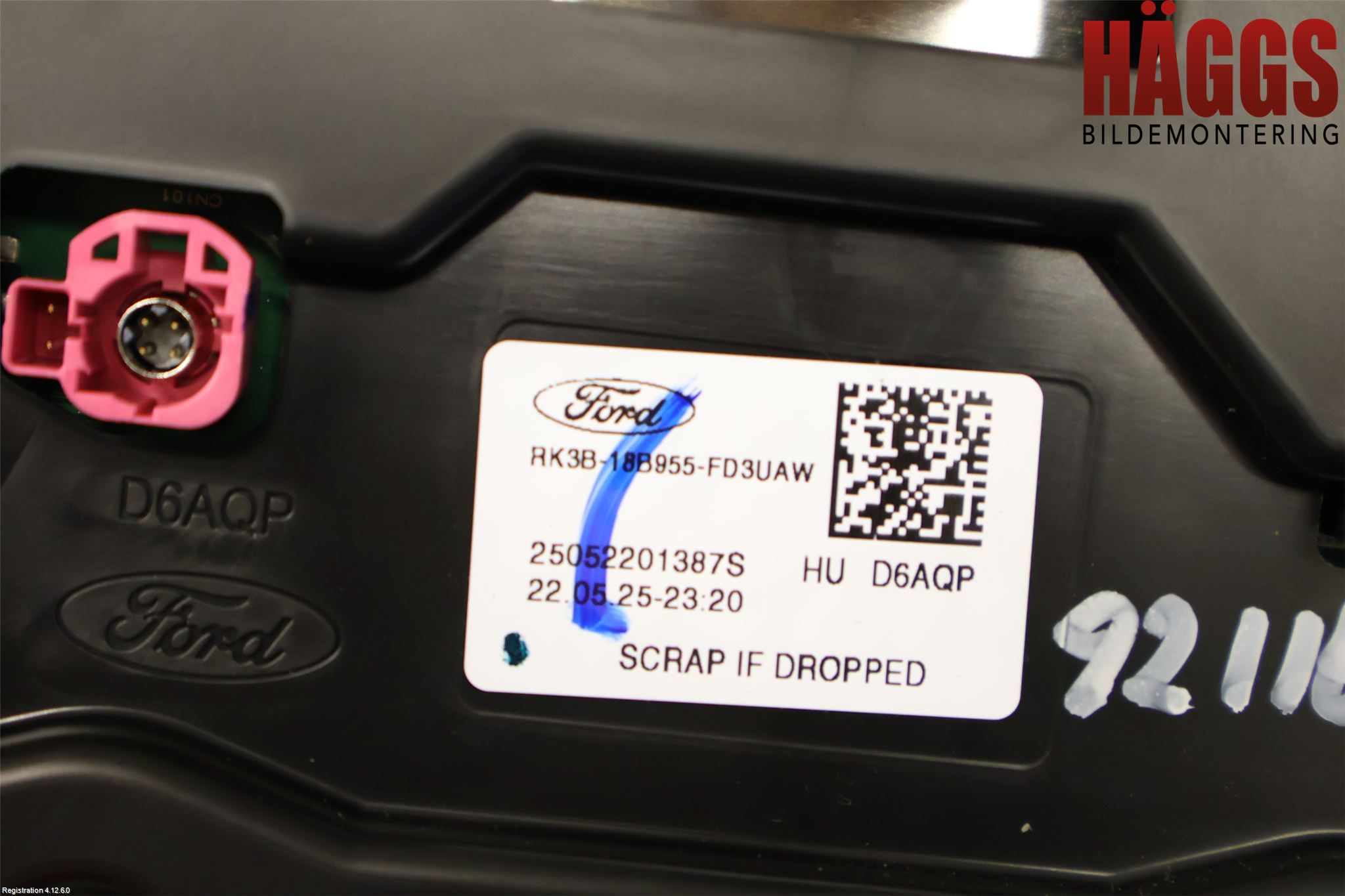 Ford TRANSIT/TOURNEO CUSTOM 24- Bildskärm