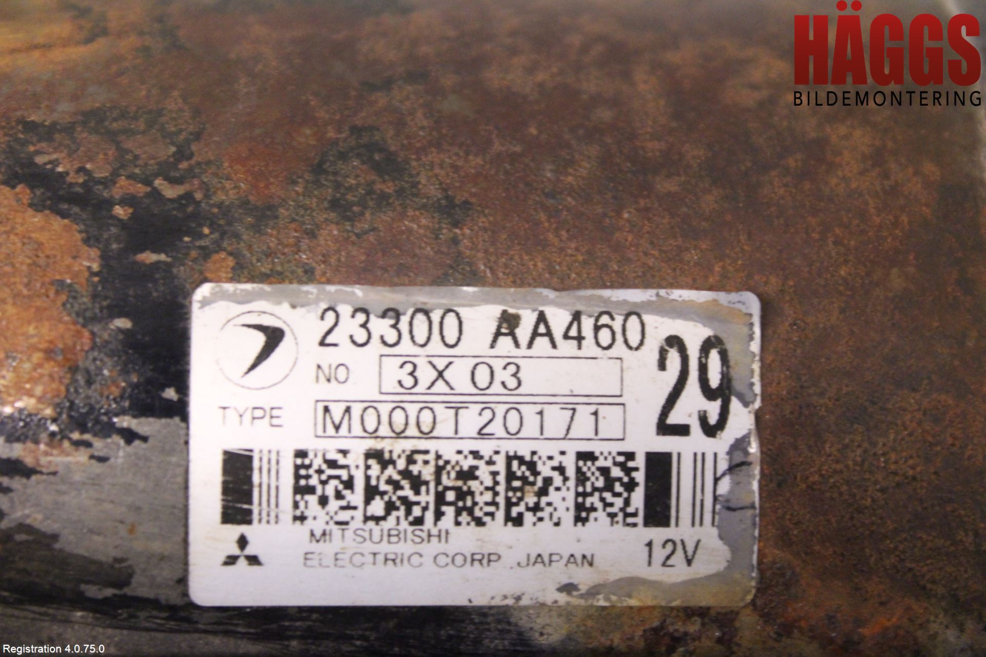 Subaru OUTBACK   04-06 Startmotor