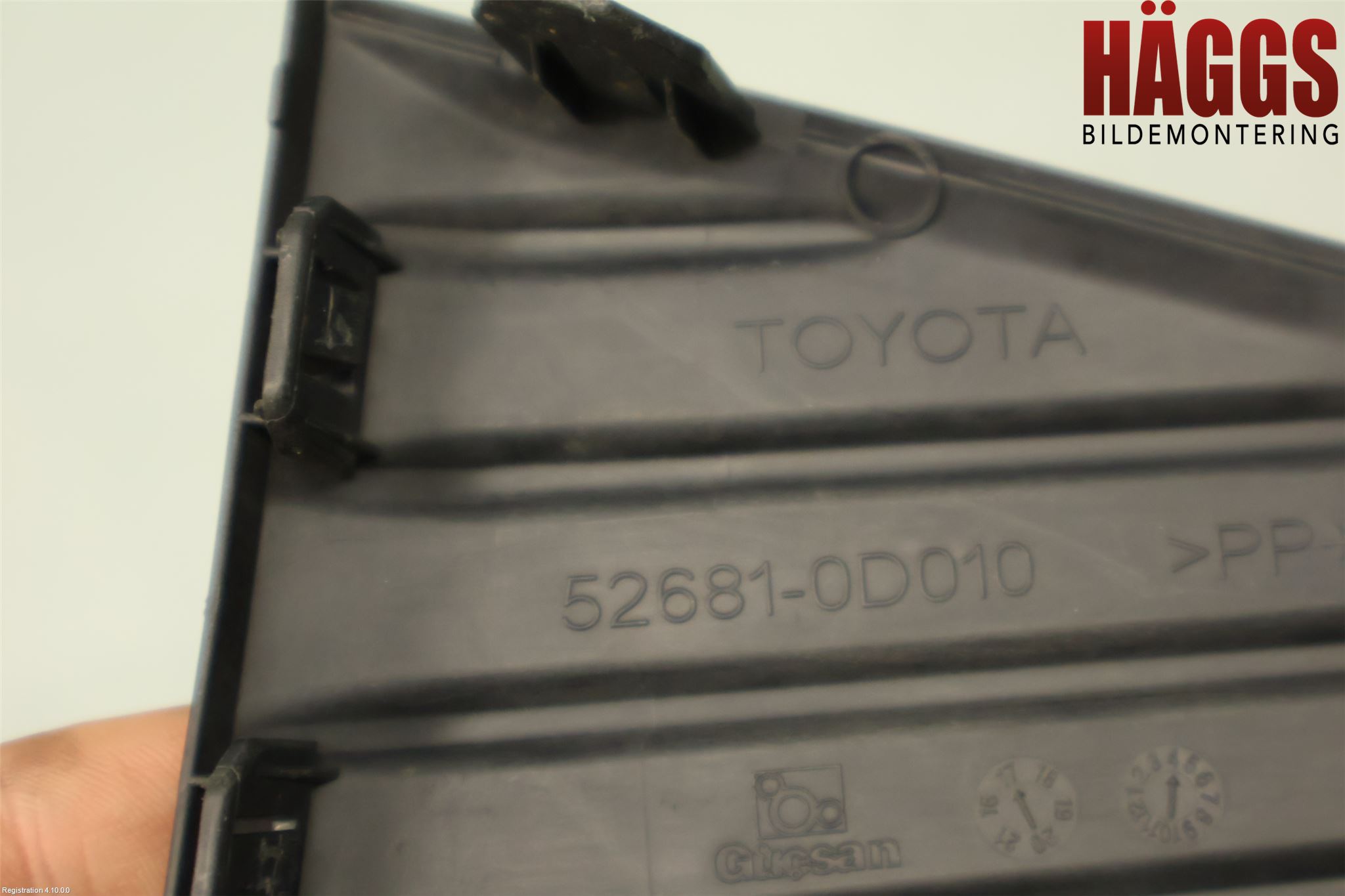 Toyota YARIS XP130 15-20 Stötfångardel Bak Hö