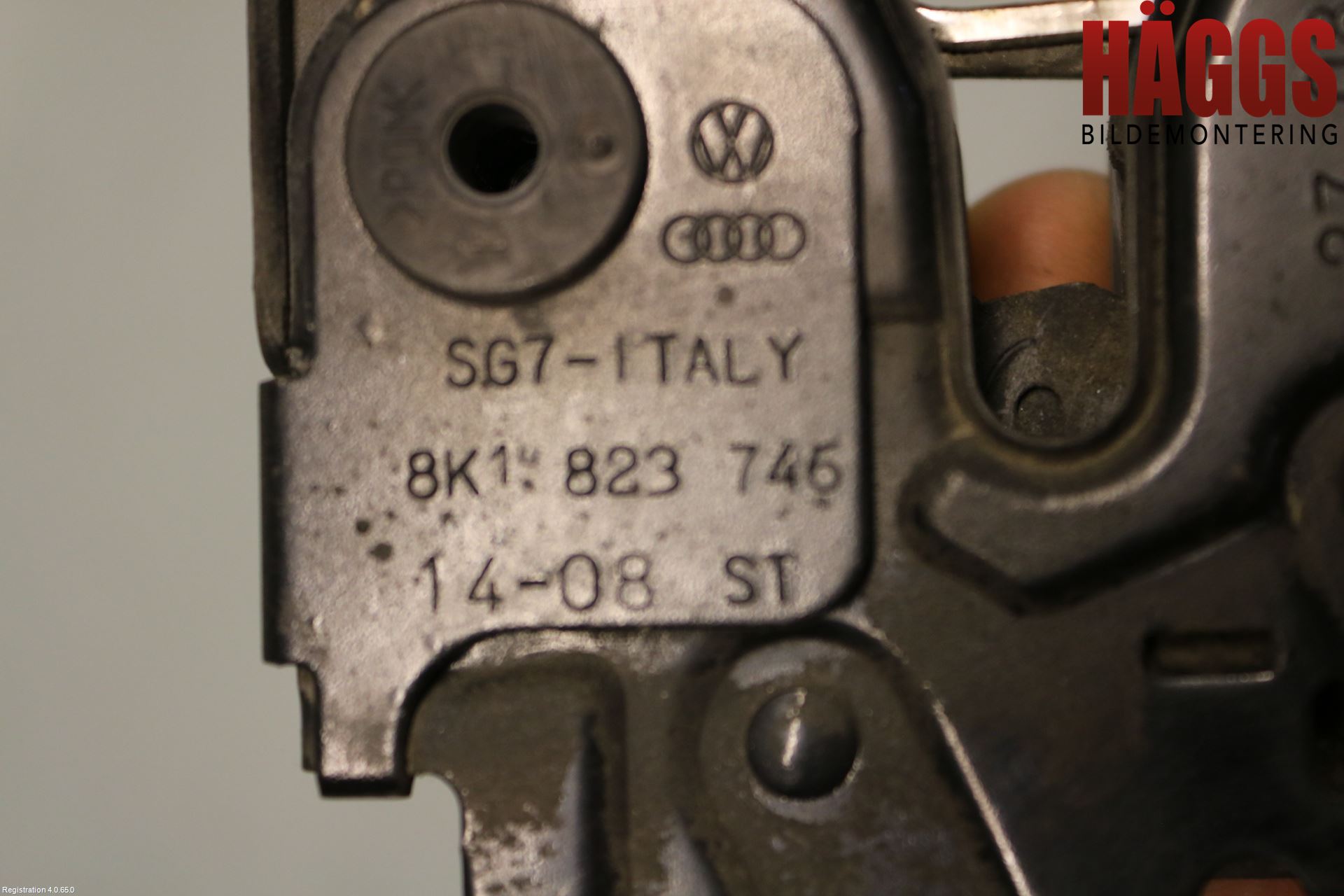 Audi A4/S4 08-11 Huvlås