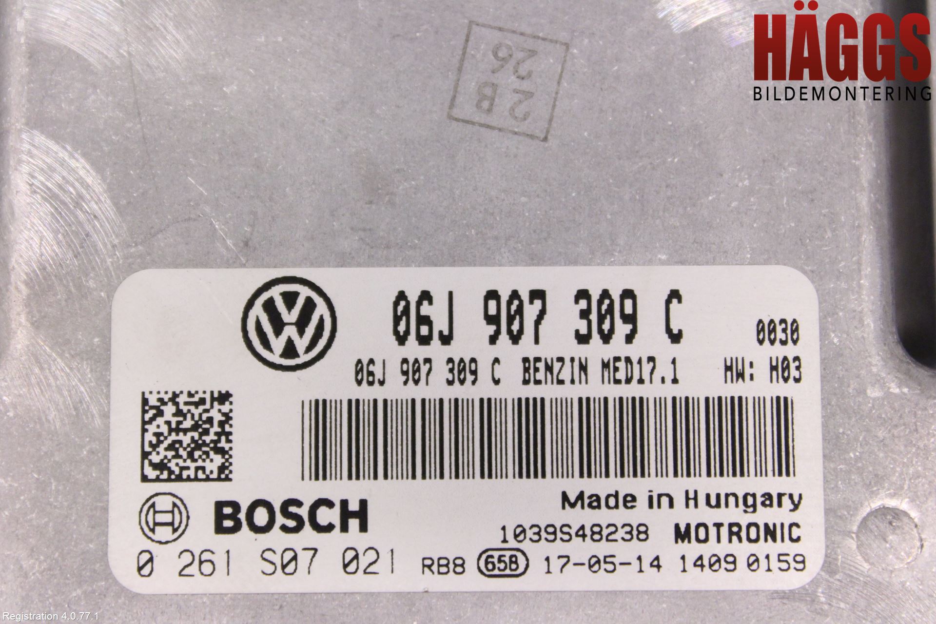 Volkswagen VW TRANSP/CARAVELLE (T6) 16-22 Styrenhet Insprut Bensin