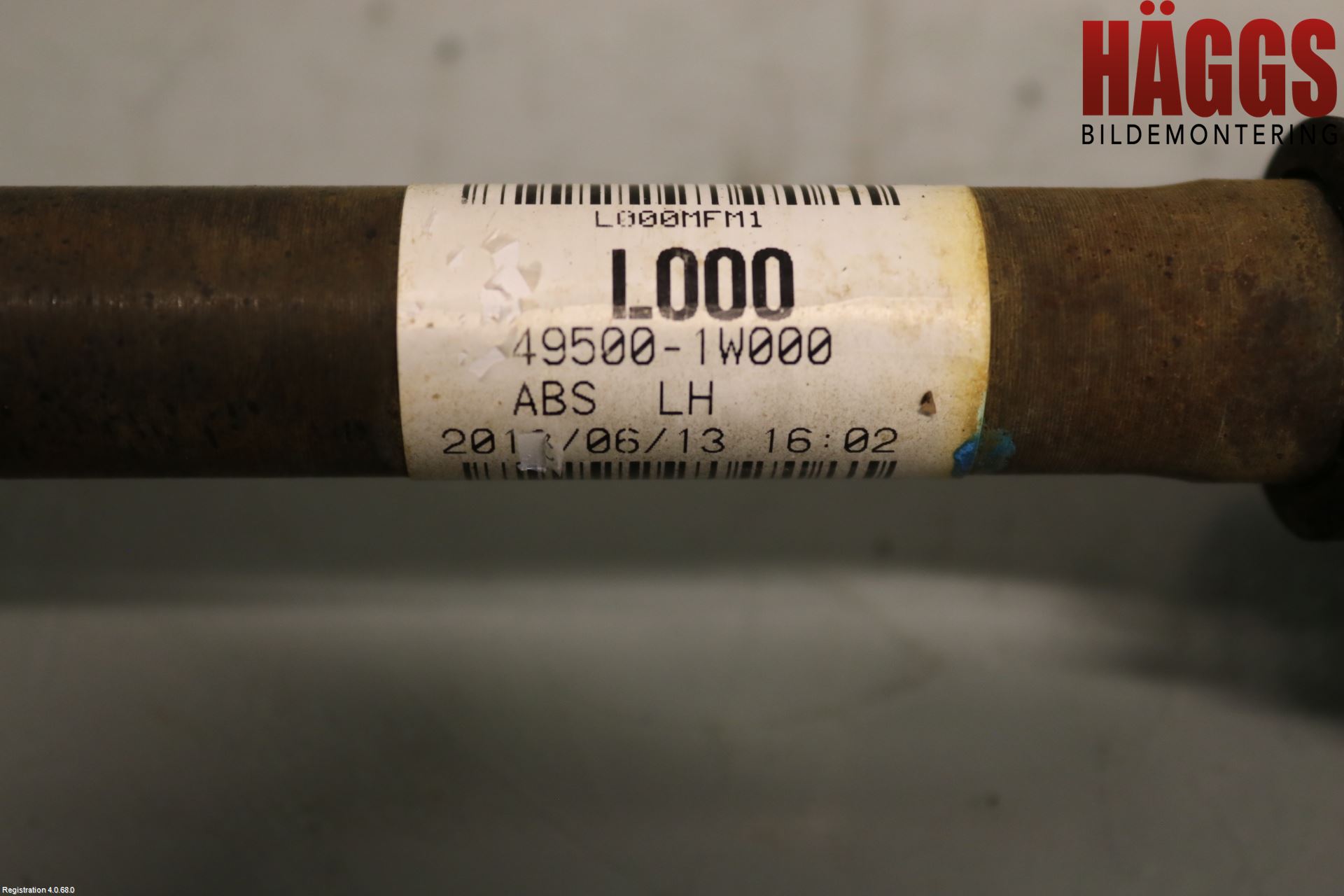 Kia RIO 12-16 Drivaxel Fram Vänster