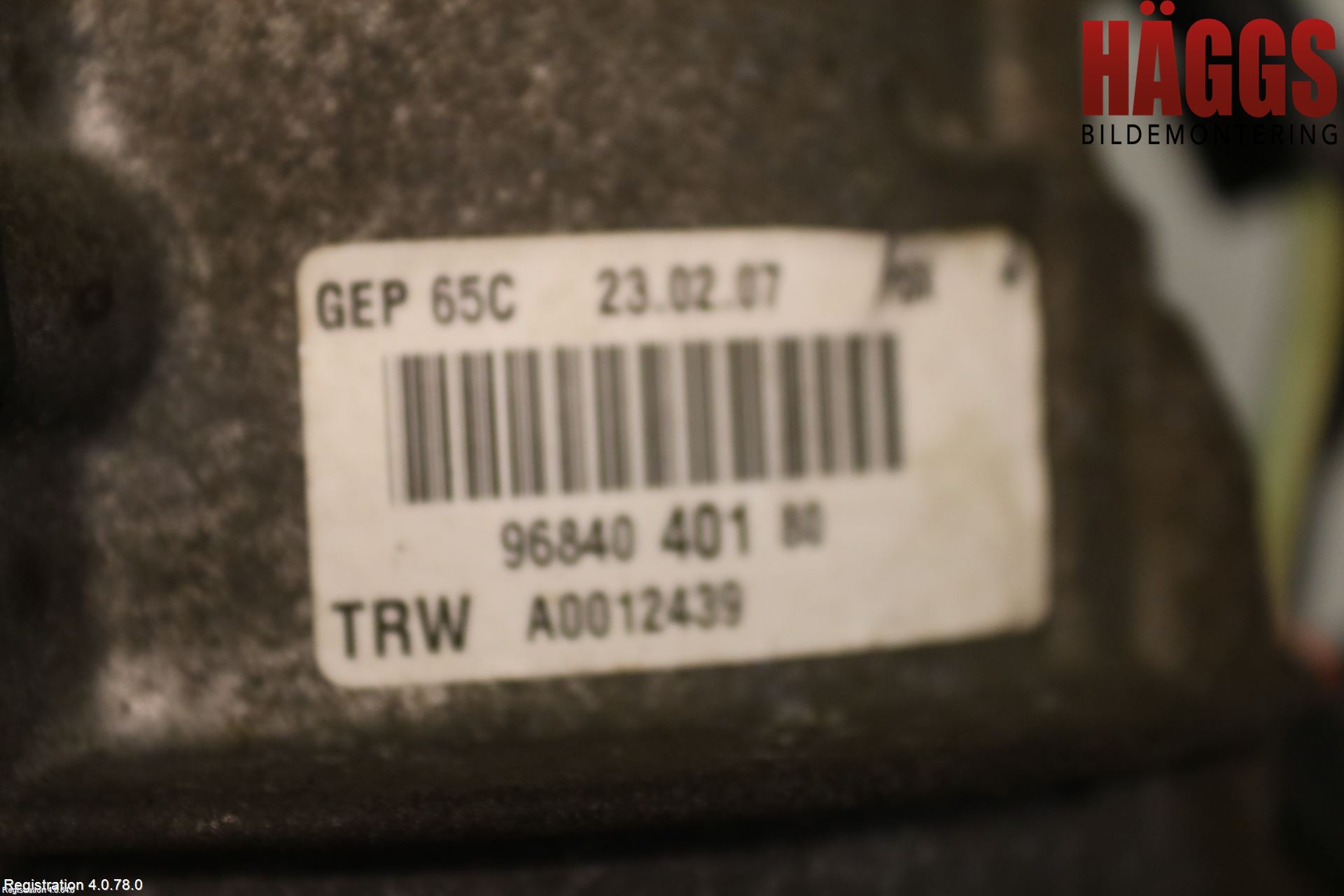 Citroen C4 GRAND PICASSO 07-13 Styrservo Pump Elektrisk