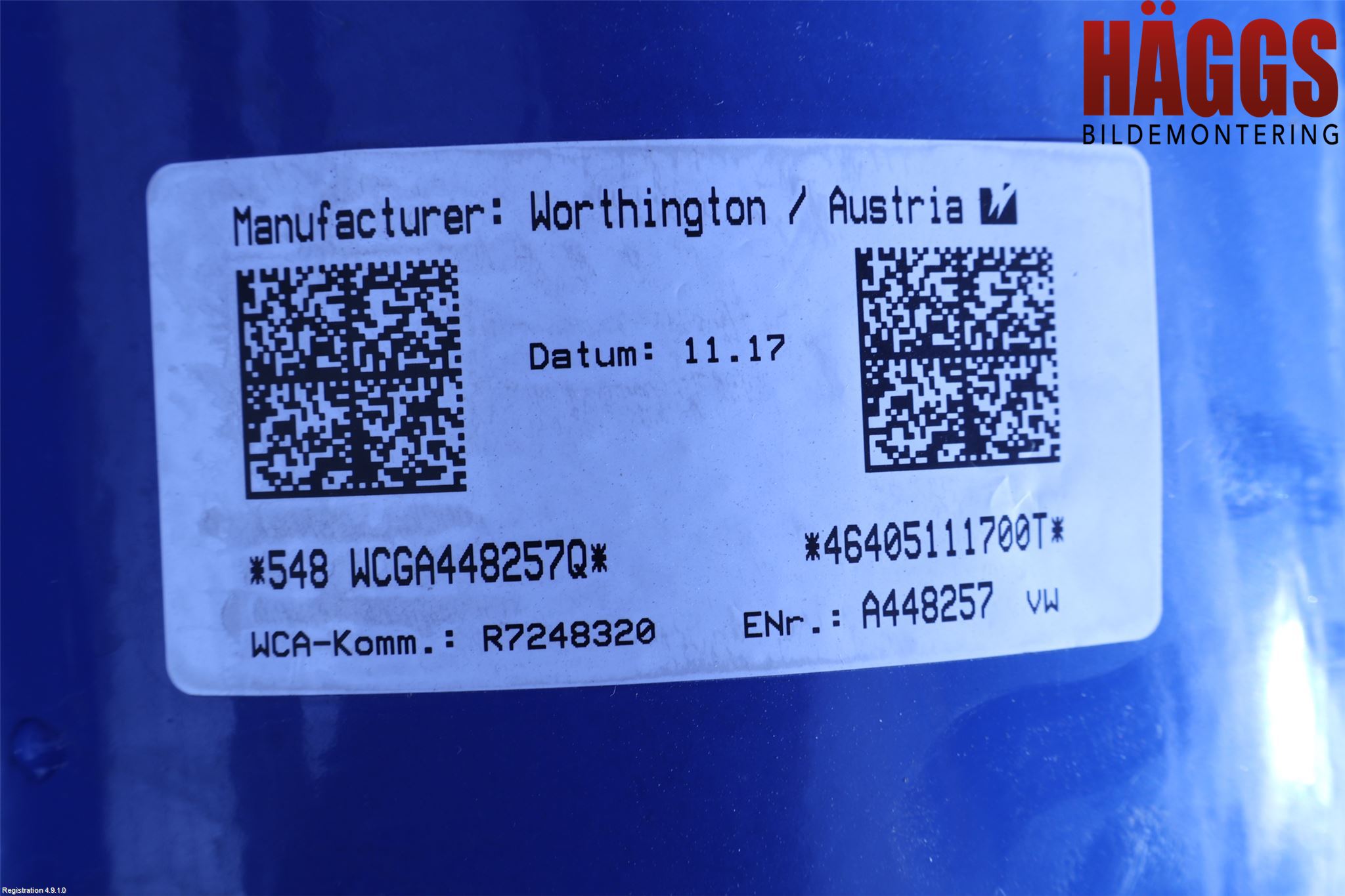 Volkswagen VW POLO VI 18->> Bränsletank Gas