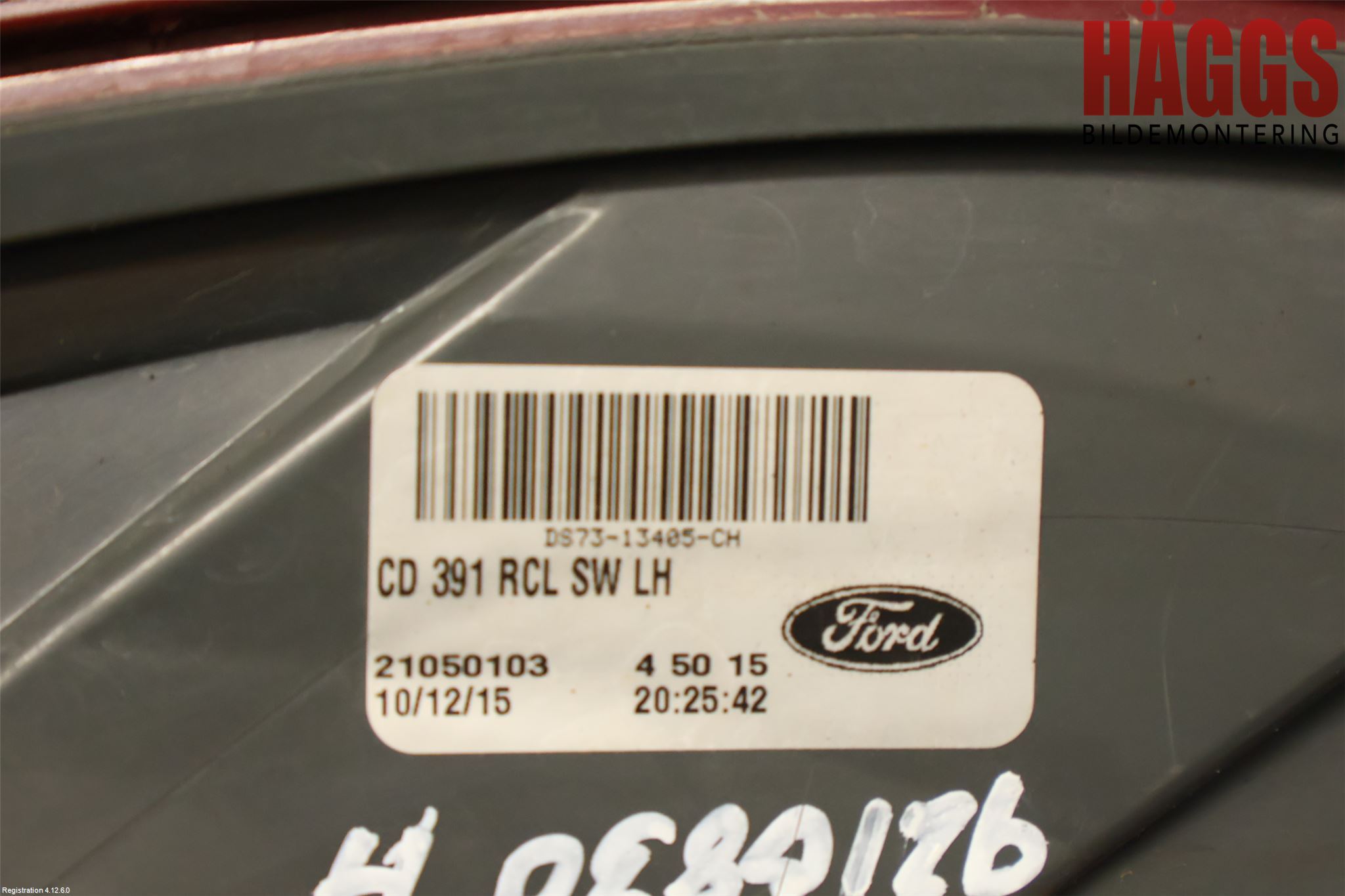 Ford MONDEO 15-22 Bakljus Vänster