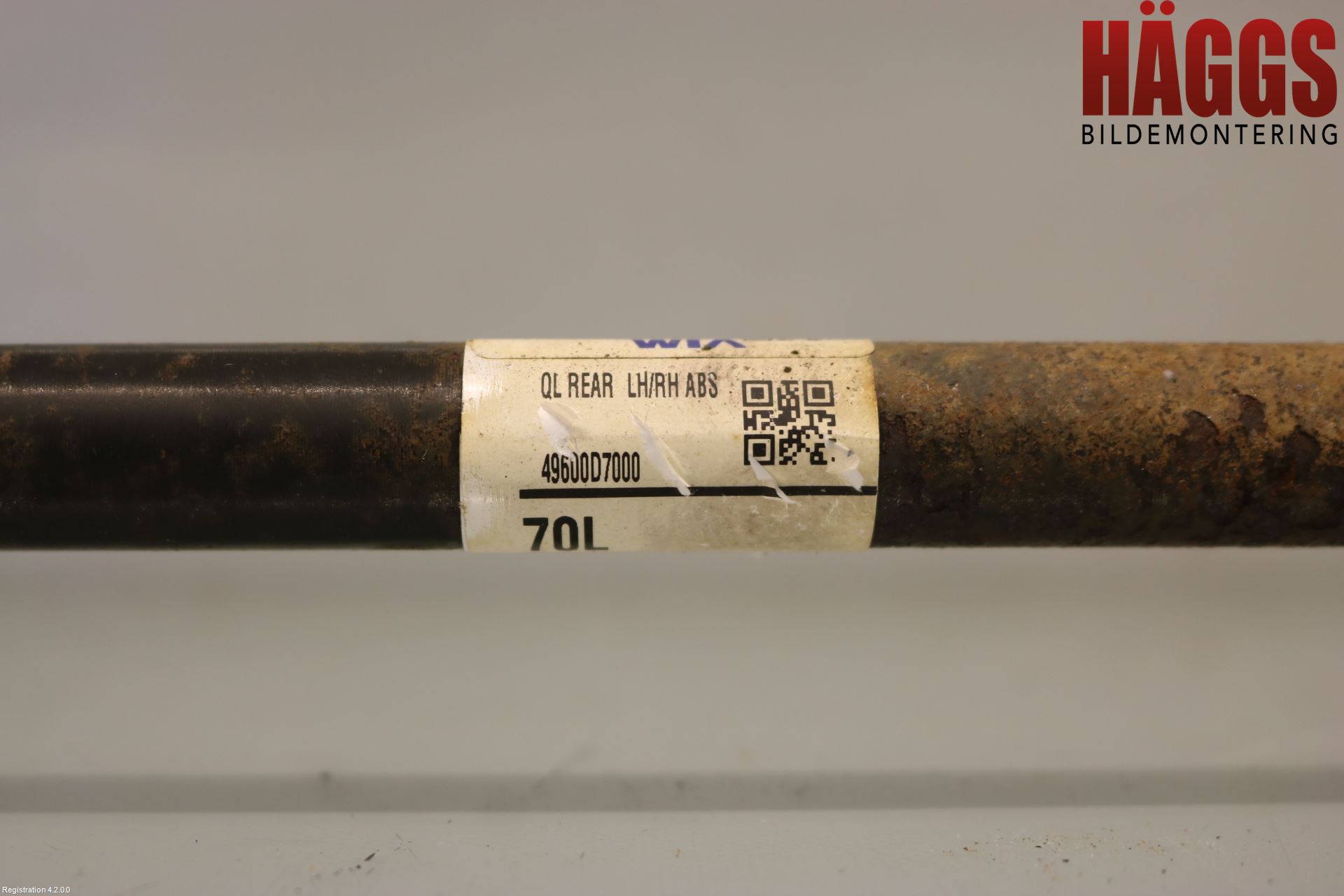 Kia SPORTAGE (QL) 16-21 Drivaxel Bak Vänster