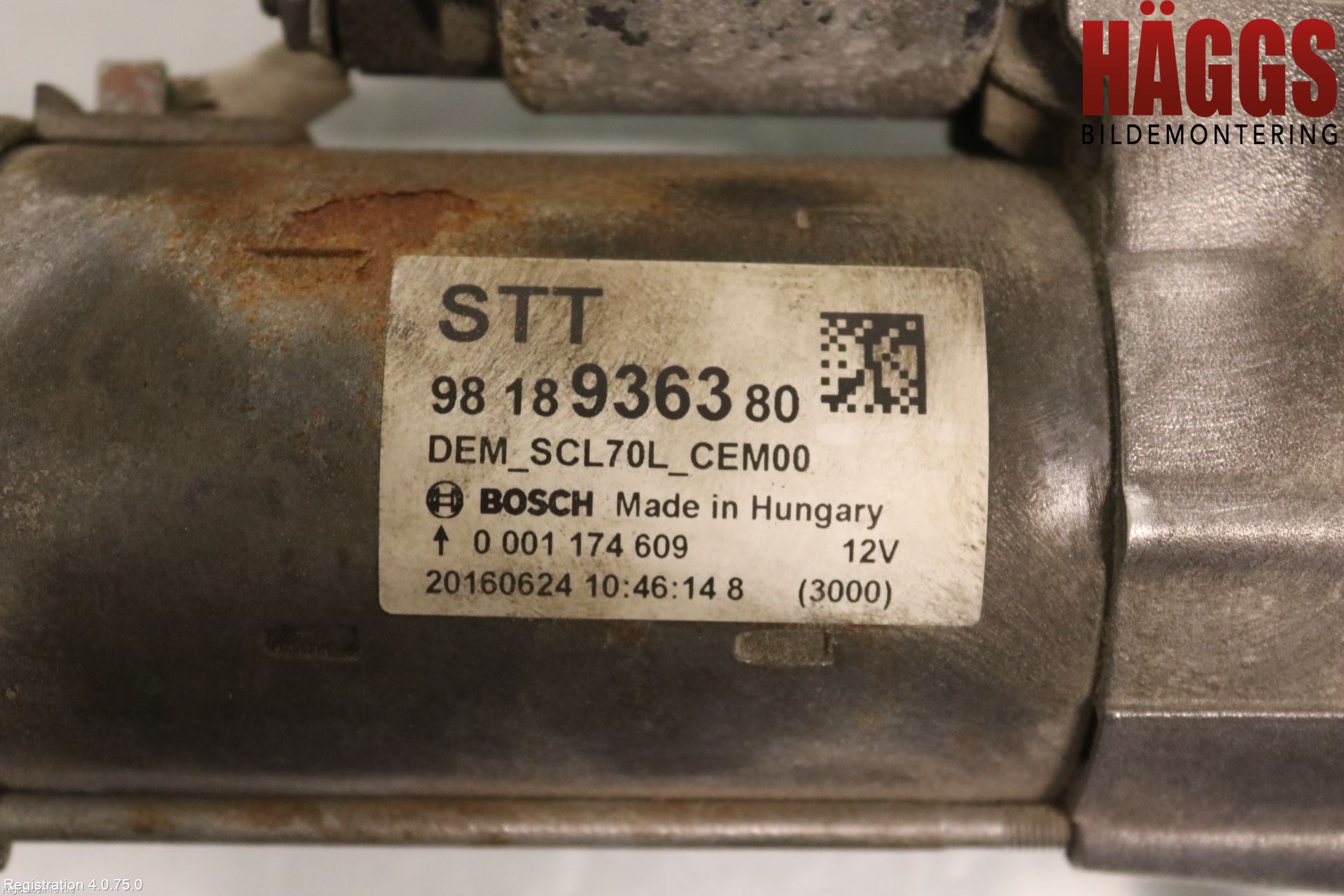 Citroen JUMPER/E-JUMPER 14- Startmotor Diesel