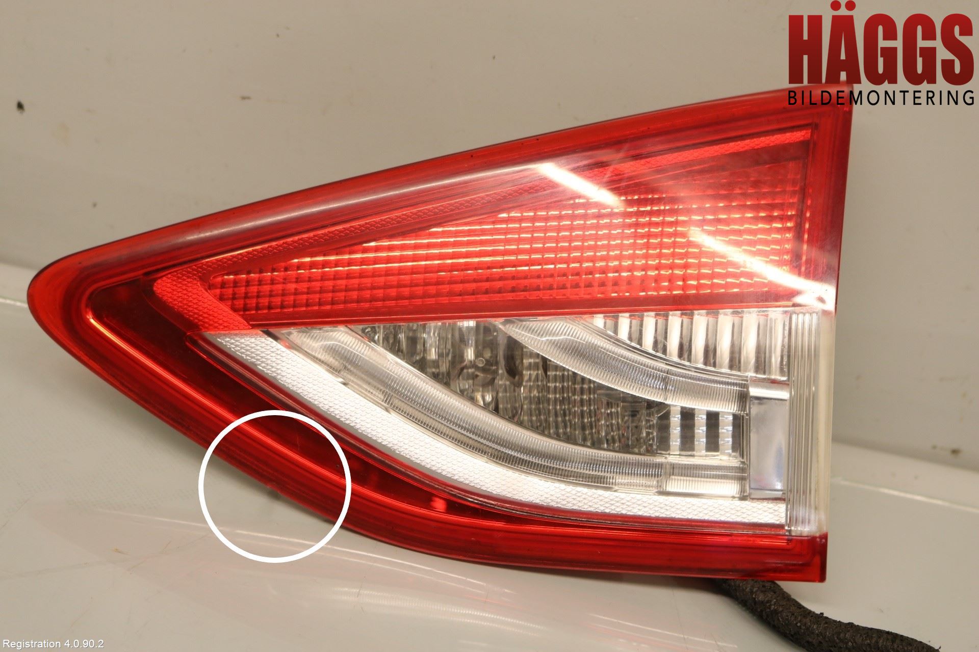 Ford KUGA 13-16 Bakljus Lucka Hö