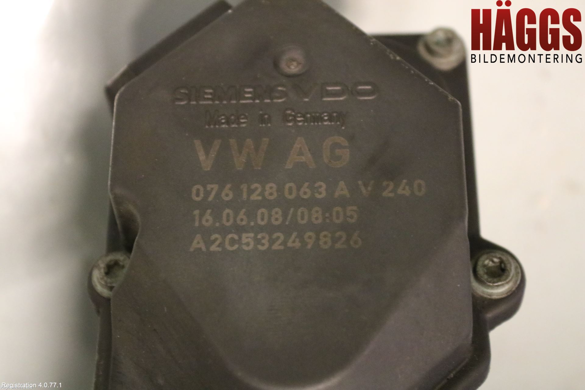 Volkswagen VW TRANSP/CARAVELLE (T5) 04-15 Injspjällhus