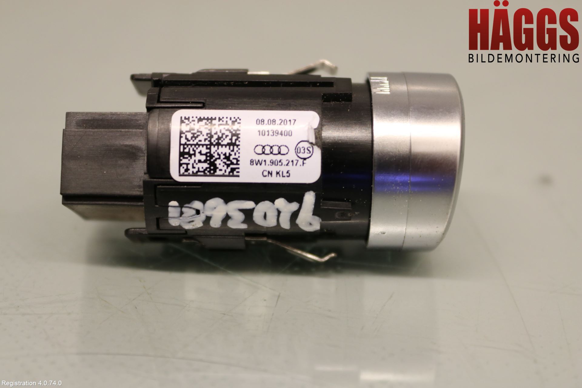 Audi A4/S4 B9 16-19 Startknapp Personbil