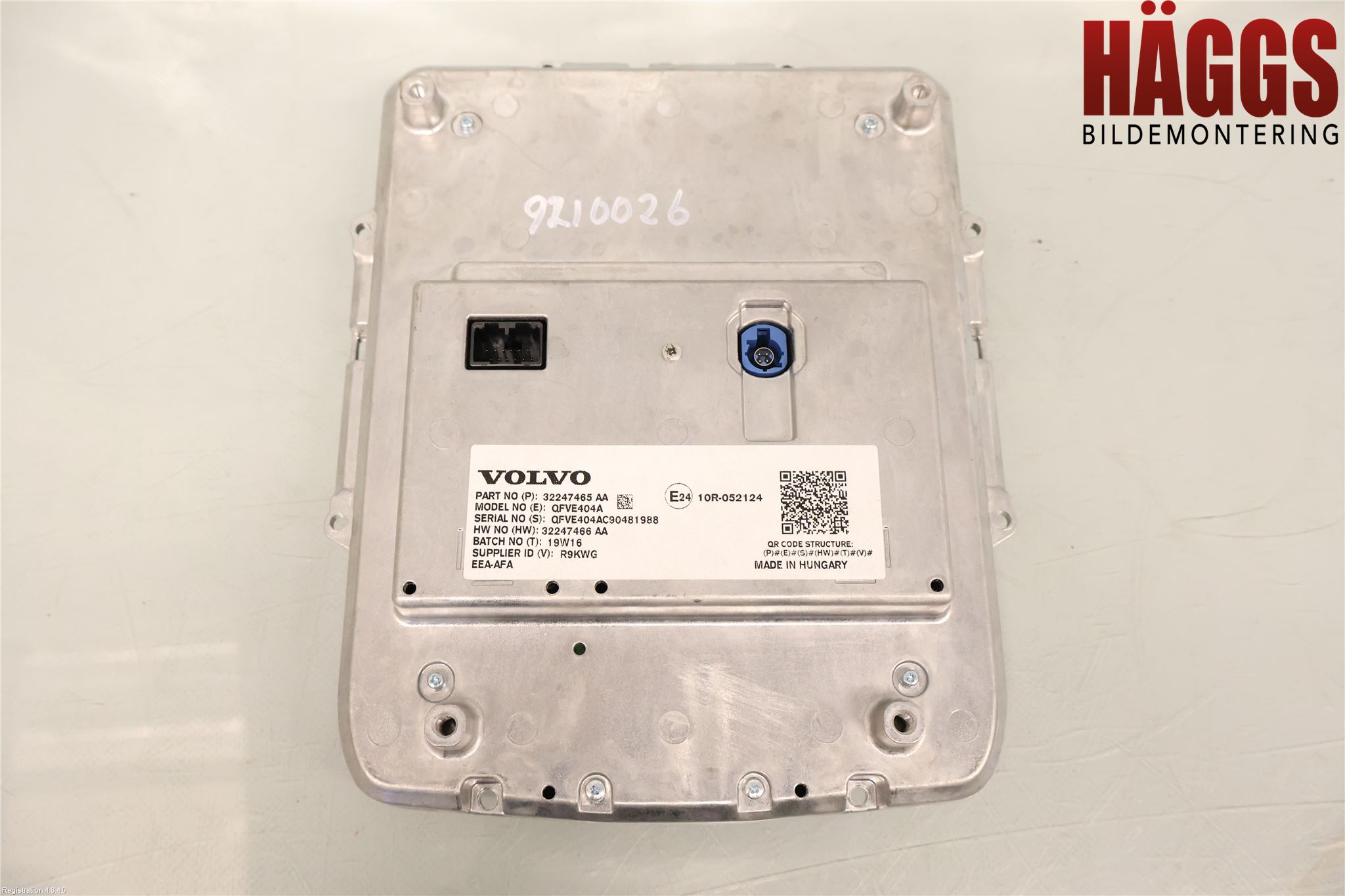 Volvo V60 19- Bildskärm