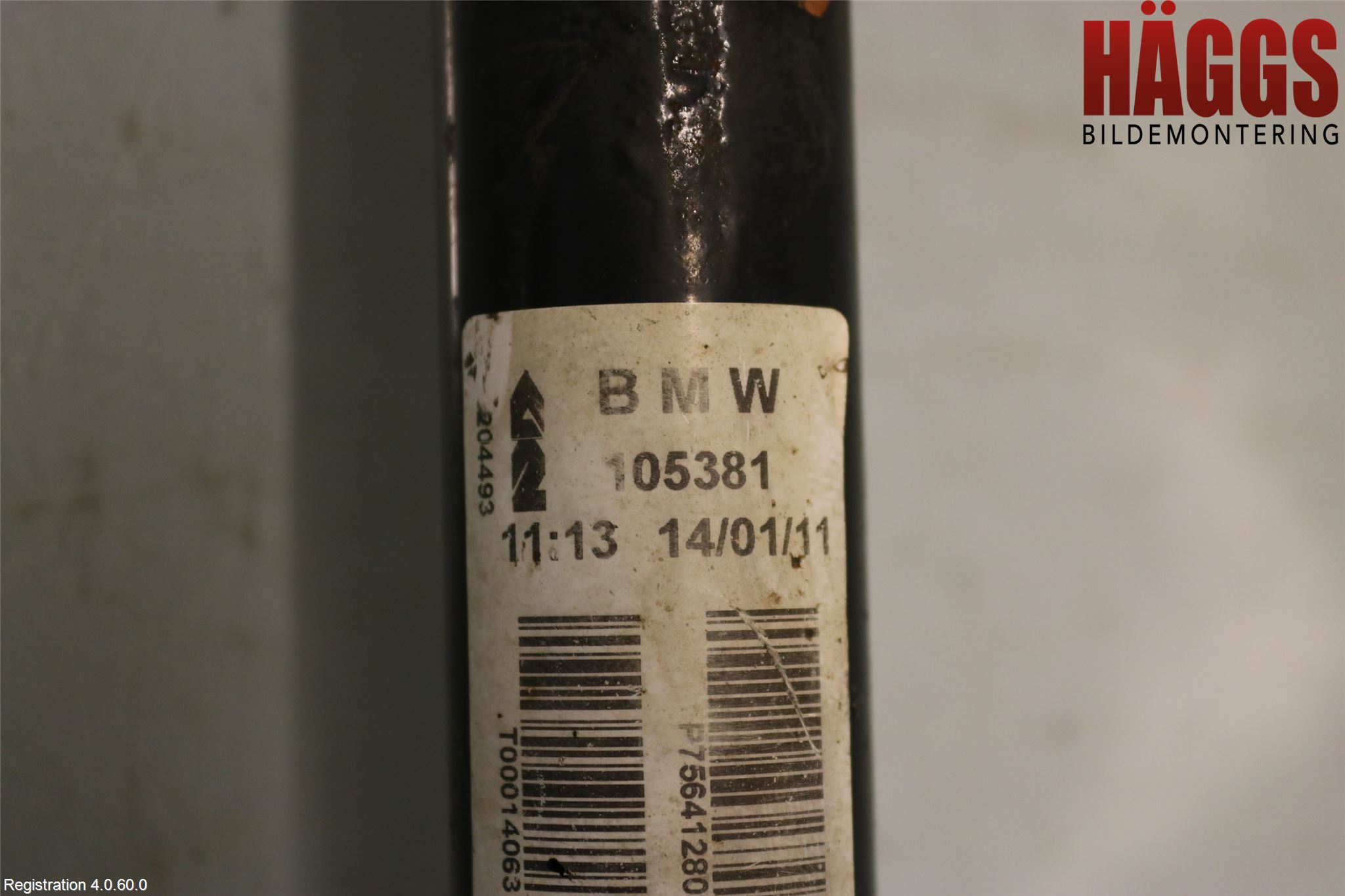 BMW X5 E70 07-13 Drivaxel Bak Vänster