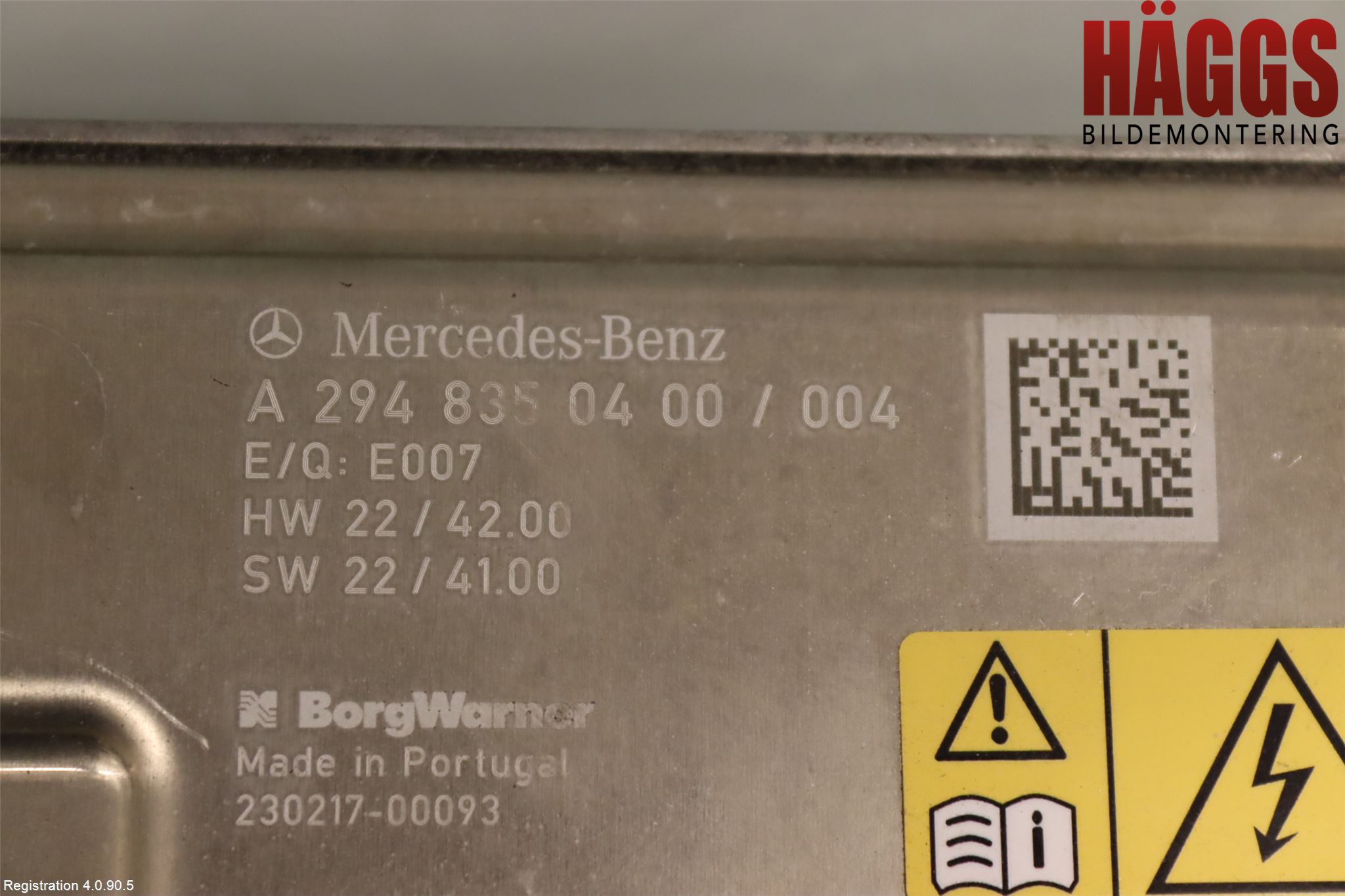 Mercedes-Benz MB EQE (V295) 22- Motorvärmare Värmekropp