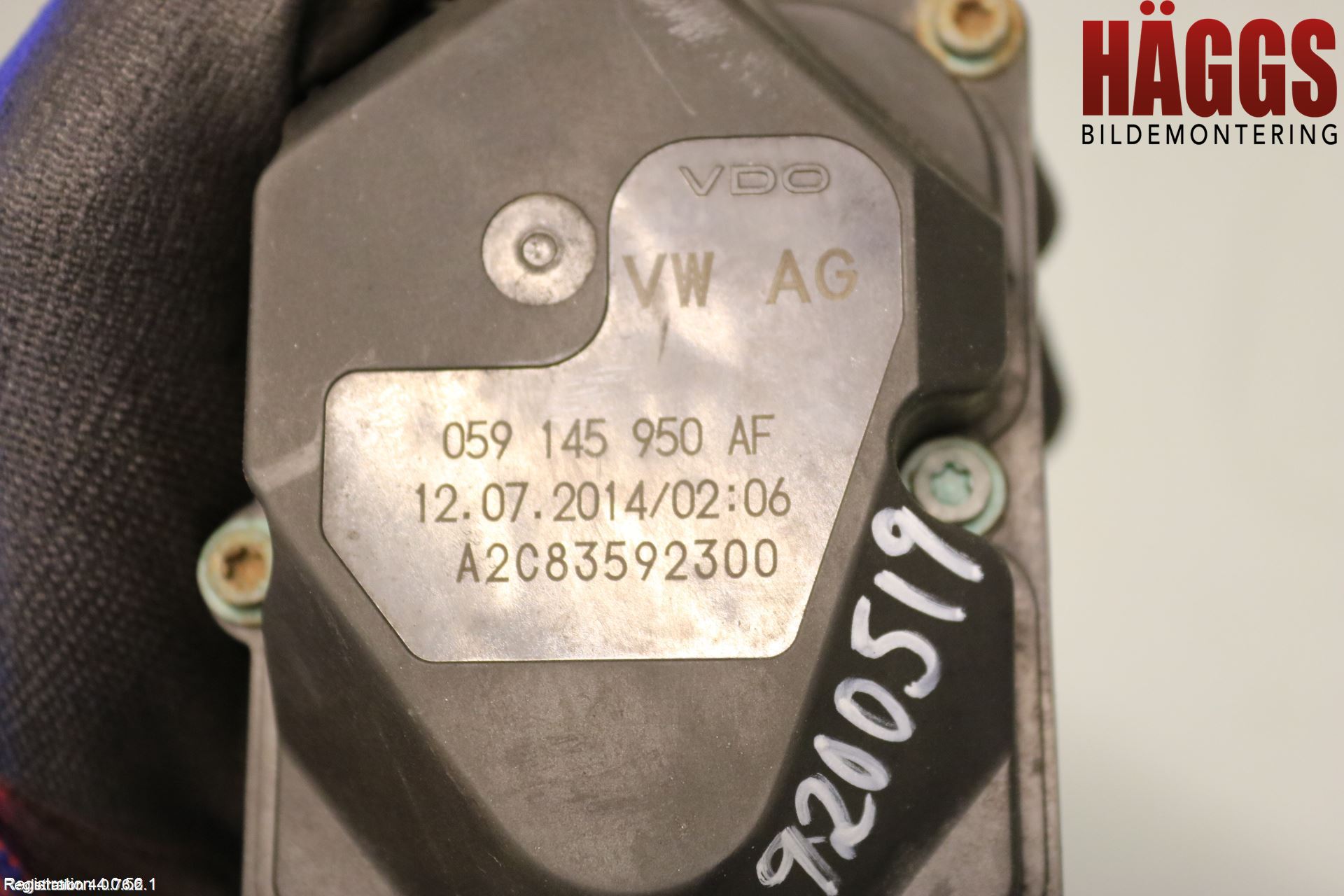 Audi A6 ALLROAD 12-18 Injspjällhus