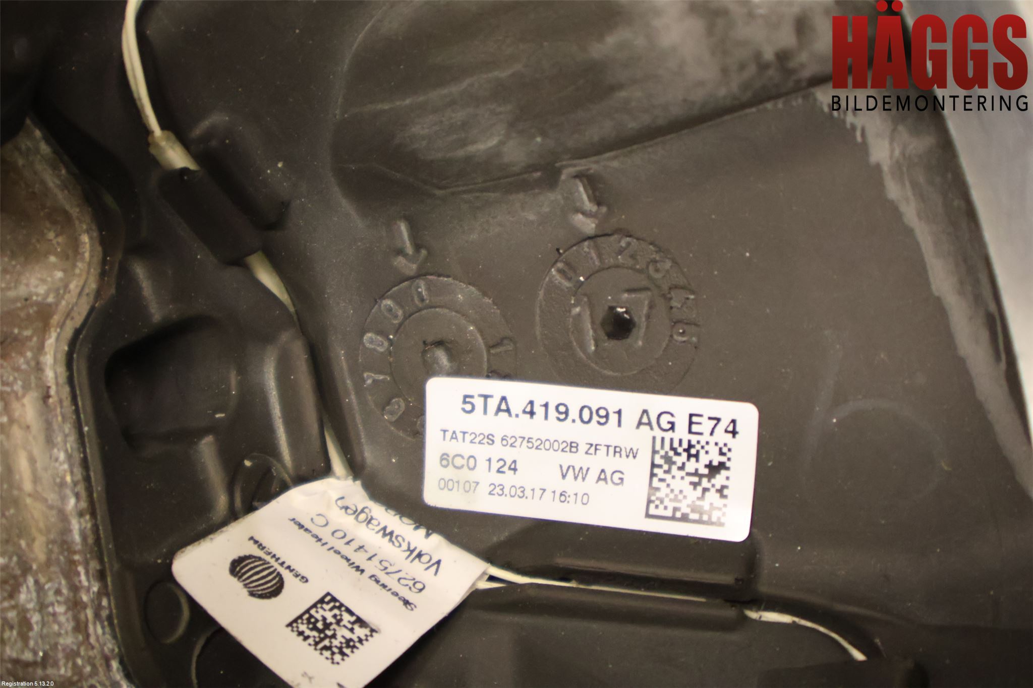 Volkswagen VW TIGUAN 16-24 Ratt