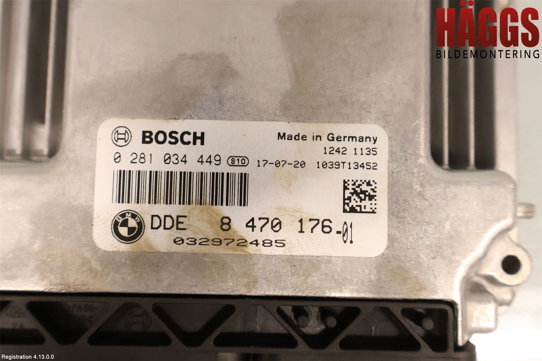 BMW 3 F30/F31/F80 12-19 Styrenhet Inspump Diesel