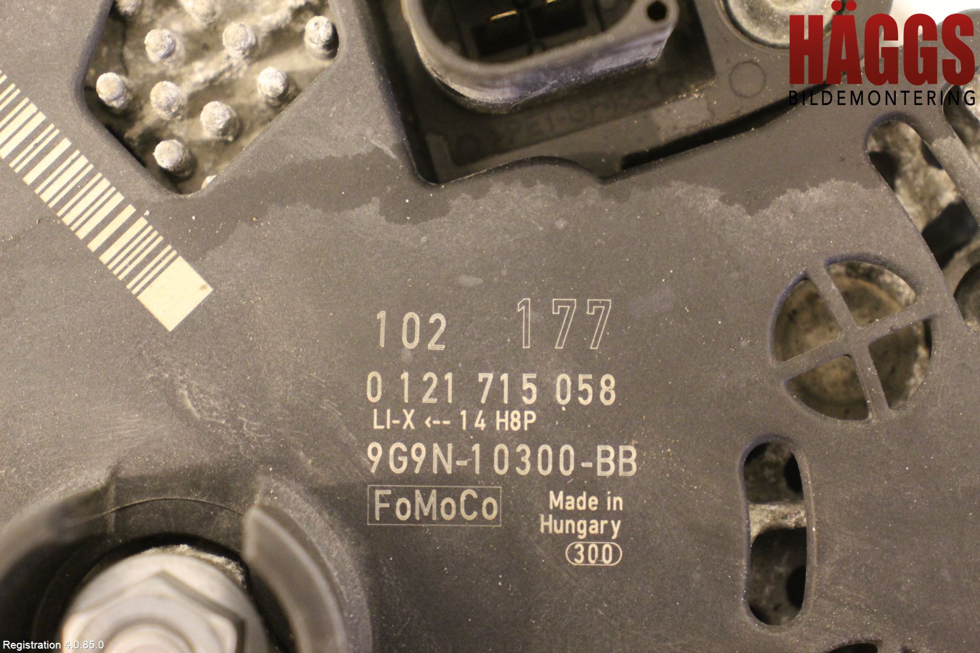 Volvo S60 11-13 Generator