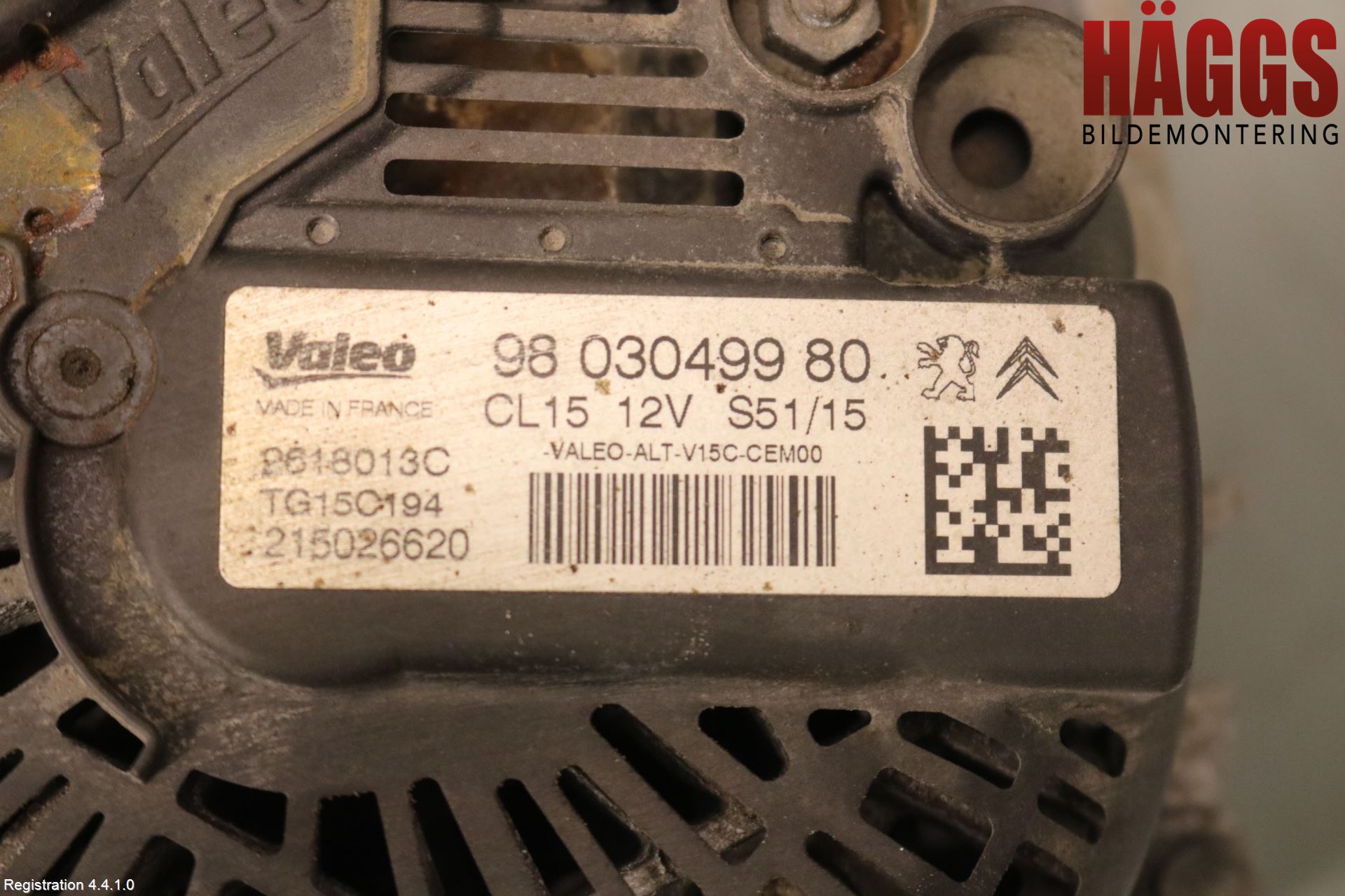 Peugeot 4008 Generator