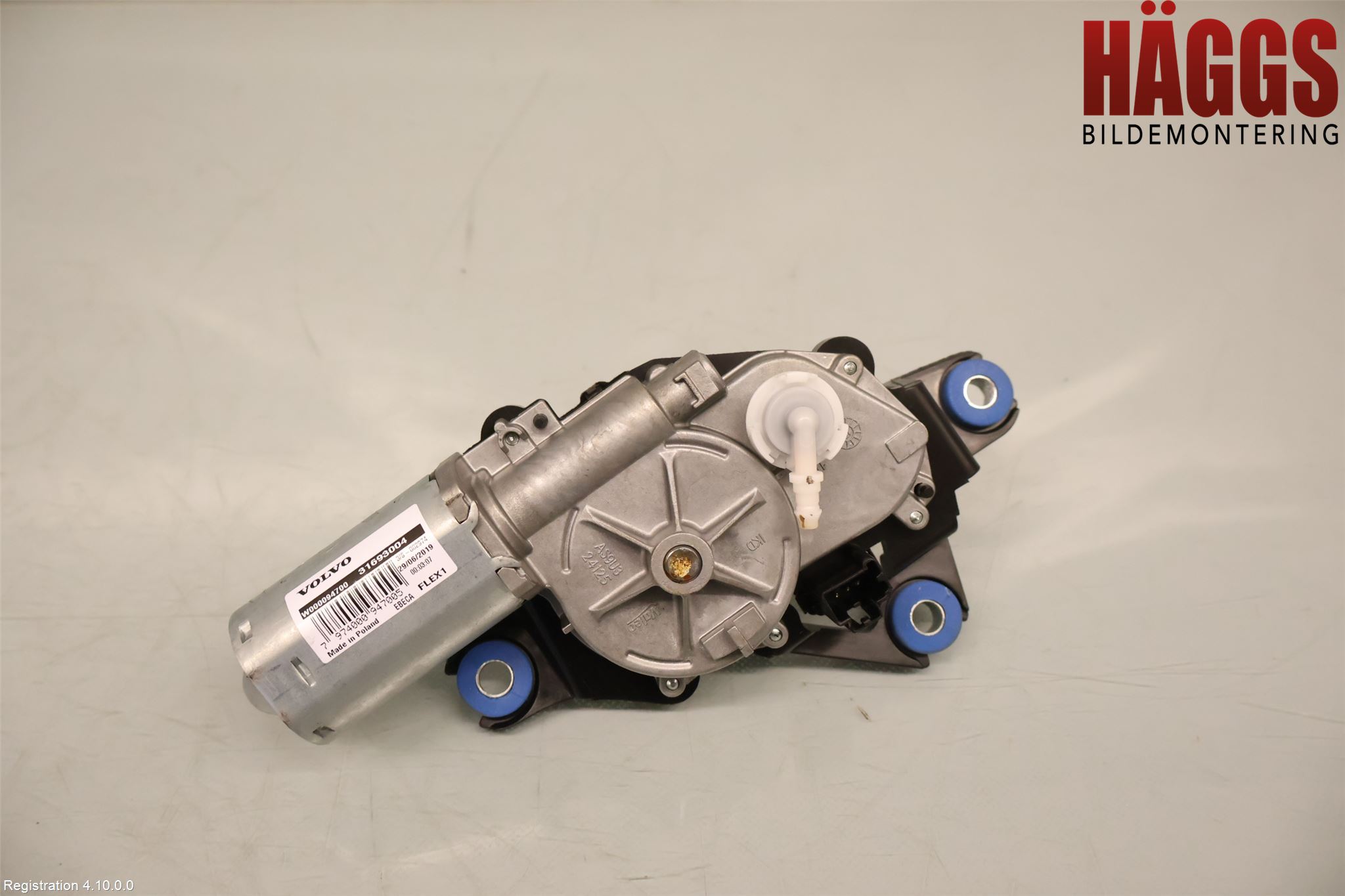 Volvo V60 19- Torkarmotor Baklucka