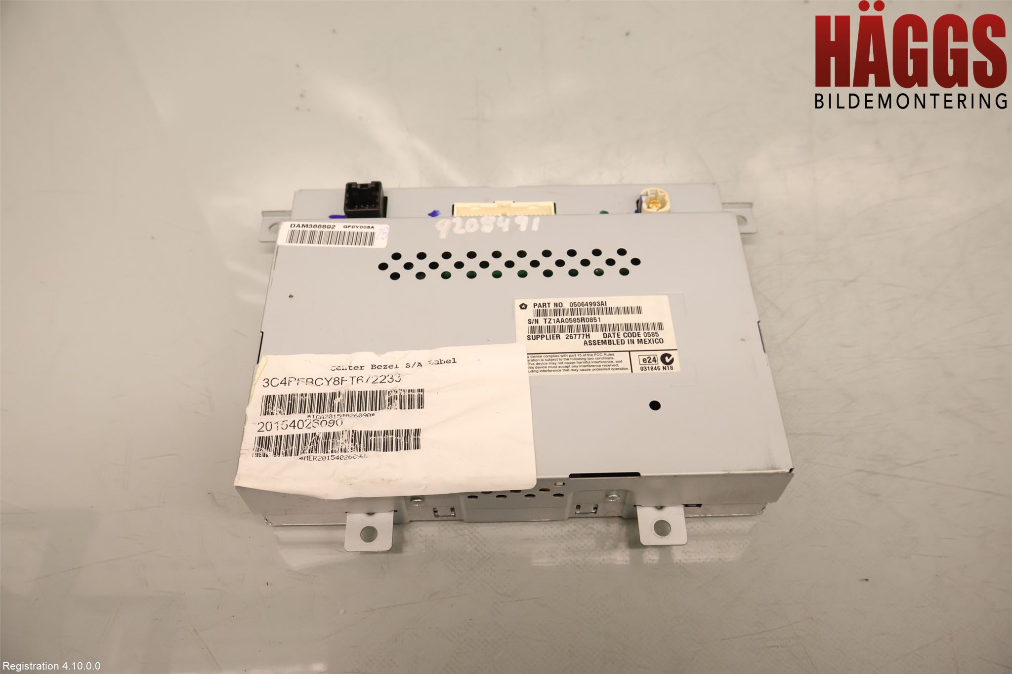 Fiat FREEMONT Bildskärm