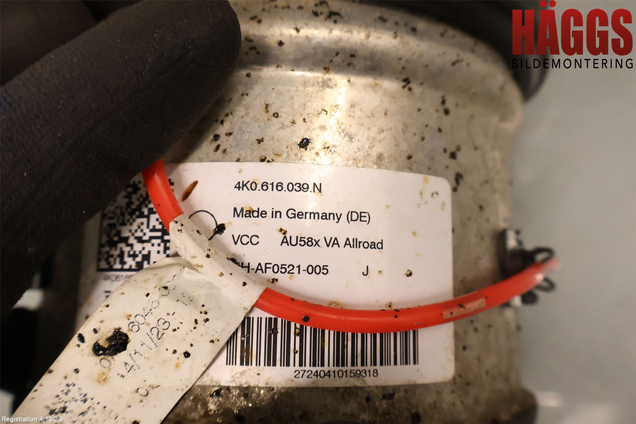 Audi A6 F2/C8 19- Fjäderben Fram Vänster