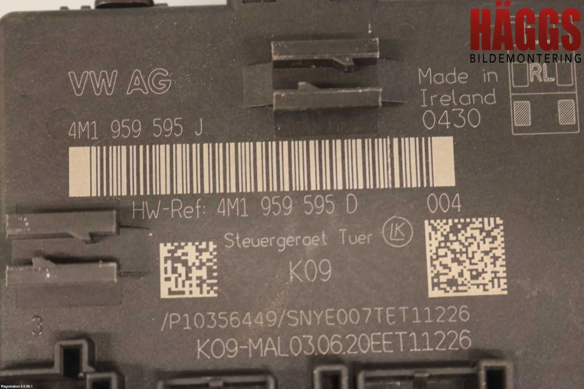 Volkswagen VW TOUAREG CR 18- Styrenhet Dörr