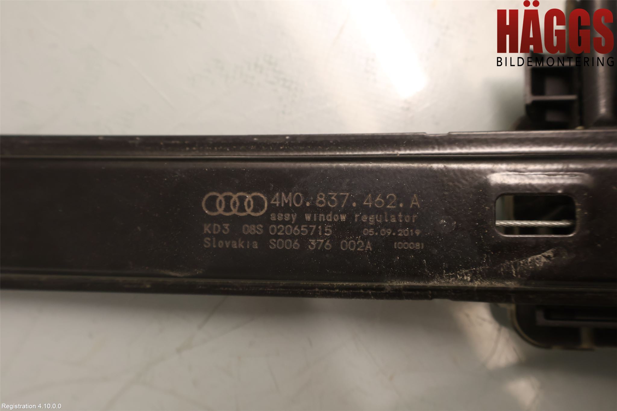 Audi Q7/SQ7 Fönsterhissmekanism