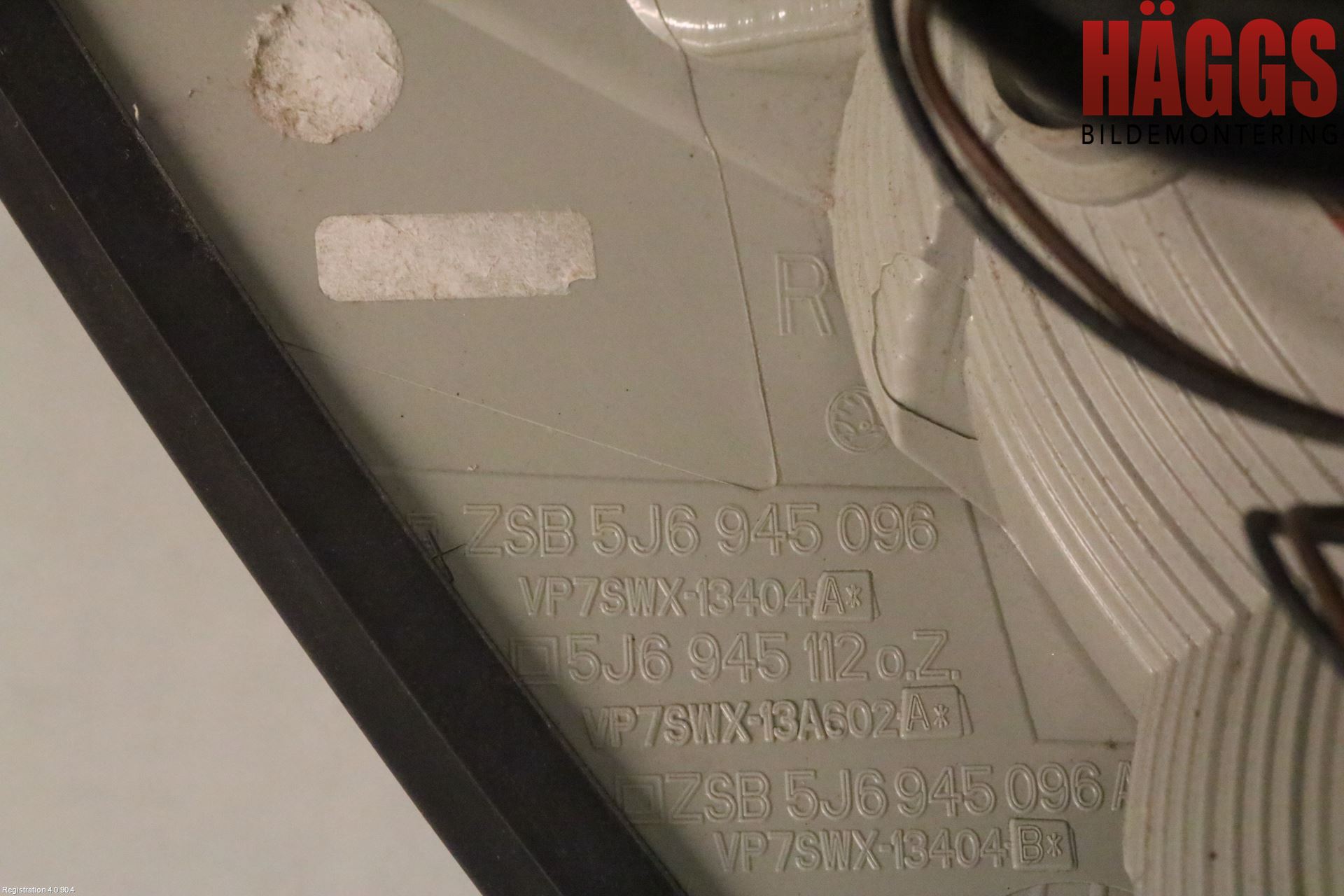 Skoda FABIA 07-14 Bakljus Höger