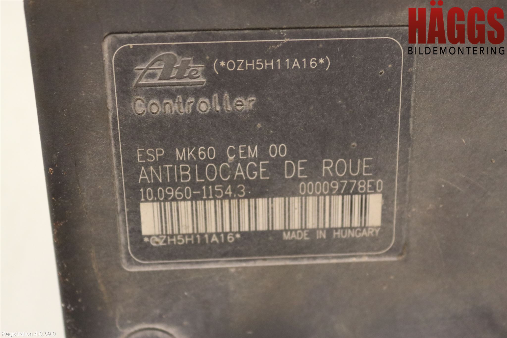 Peugeot 1007 Abs Hydraulaggregat