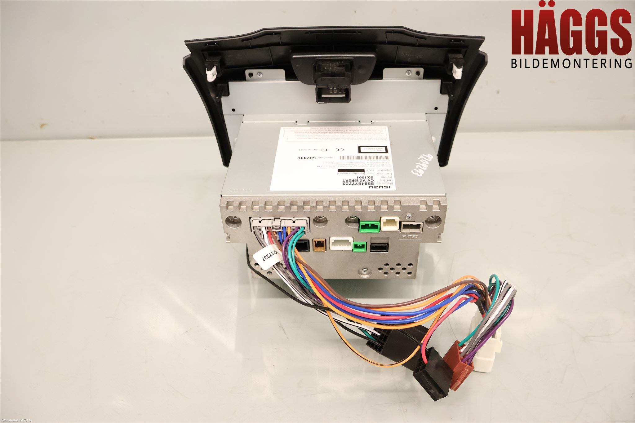 Isuzu D-MAX Cd Radio - Multimediapanel