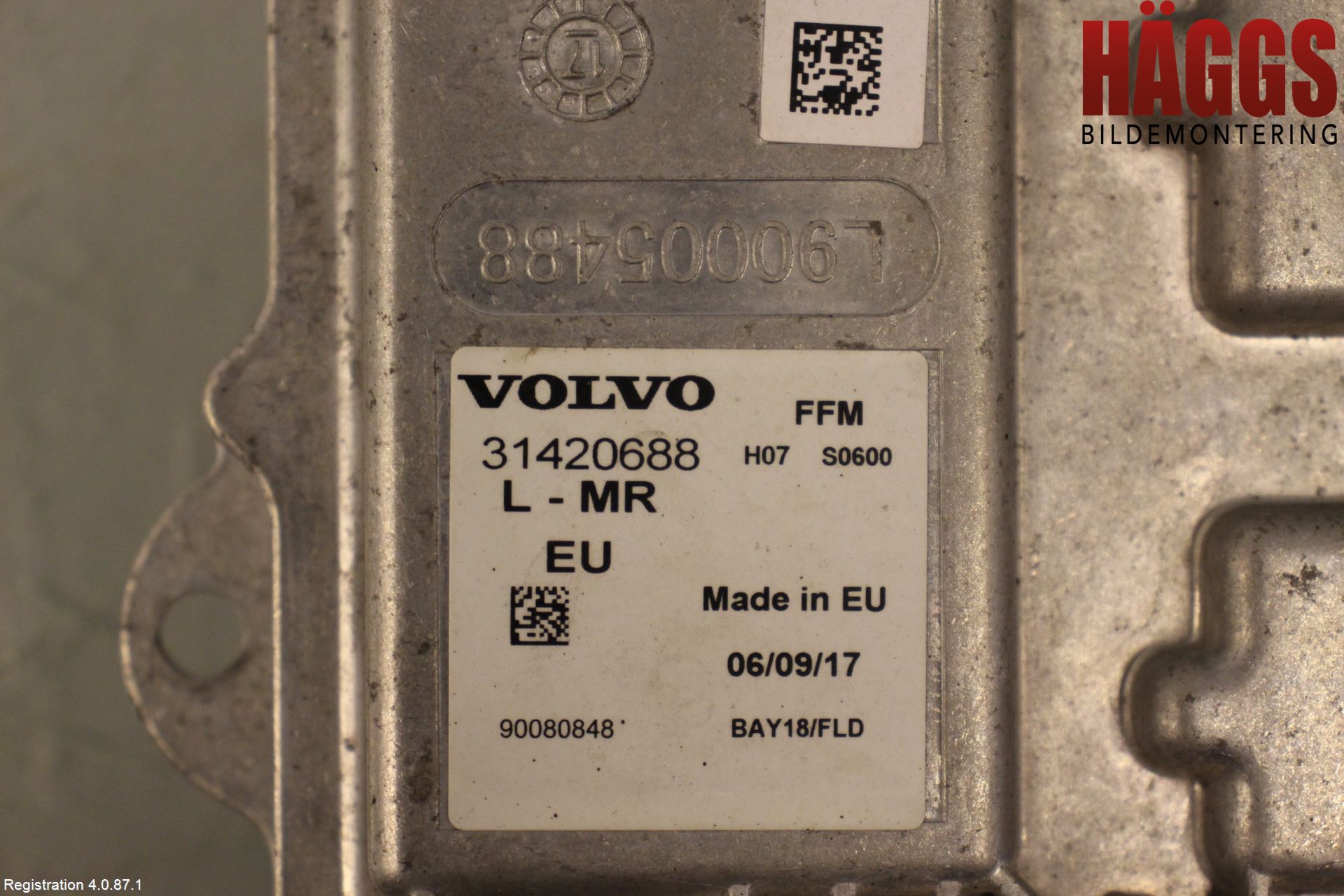 Volvo V90 17->> Styrenhet Strålkastare