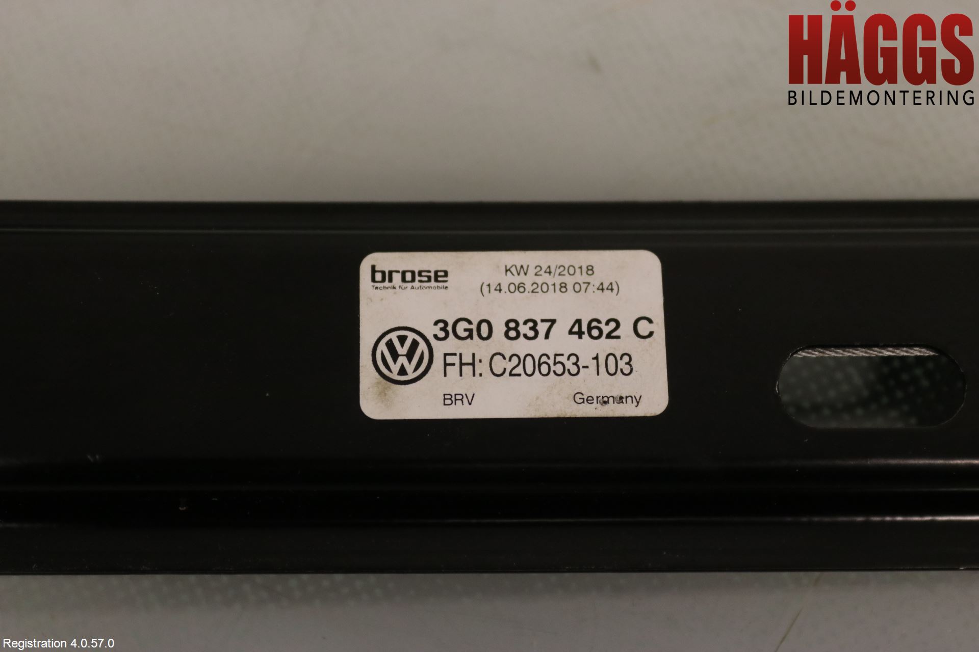 Volkswagen VW PASSAT 15-19 Fönsterhissmekanism